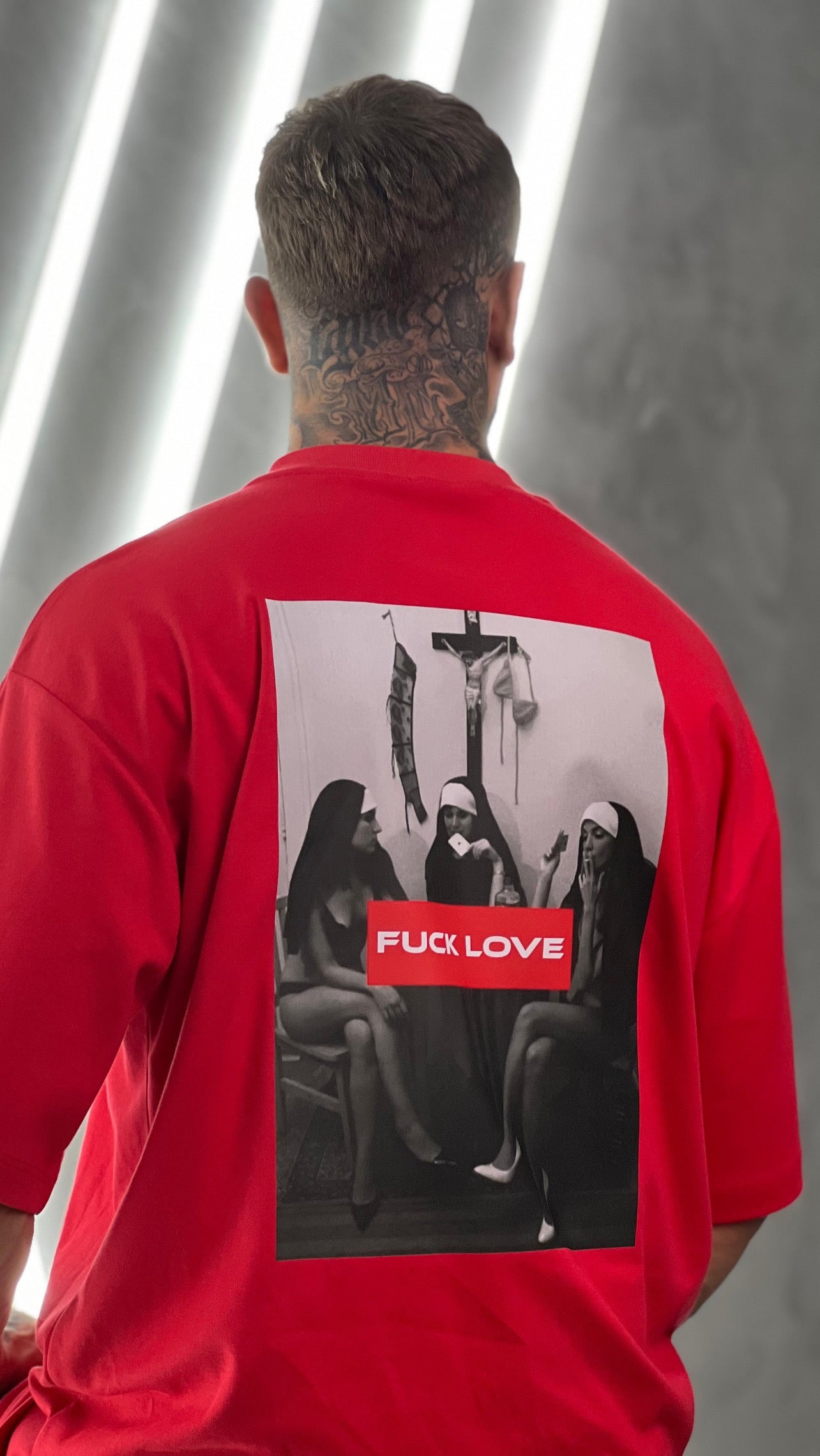 Oversized Red Funk Love