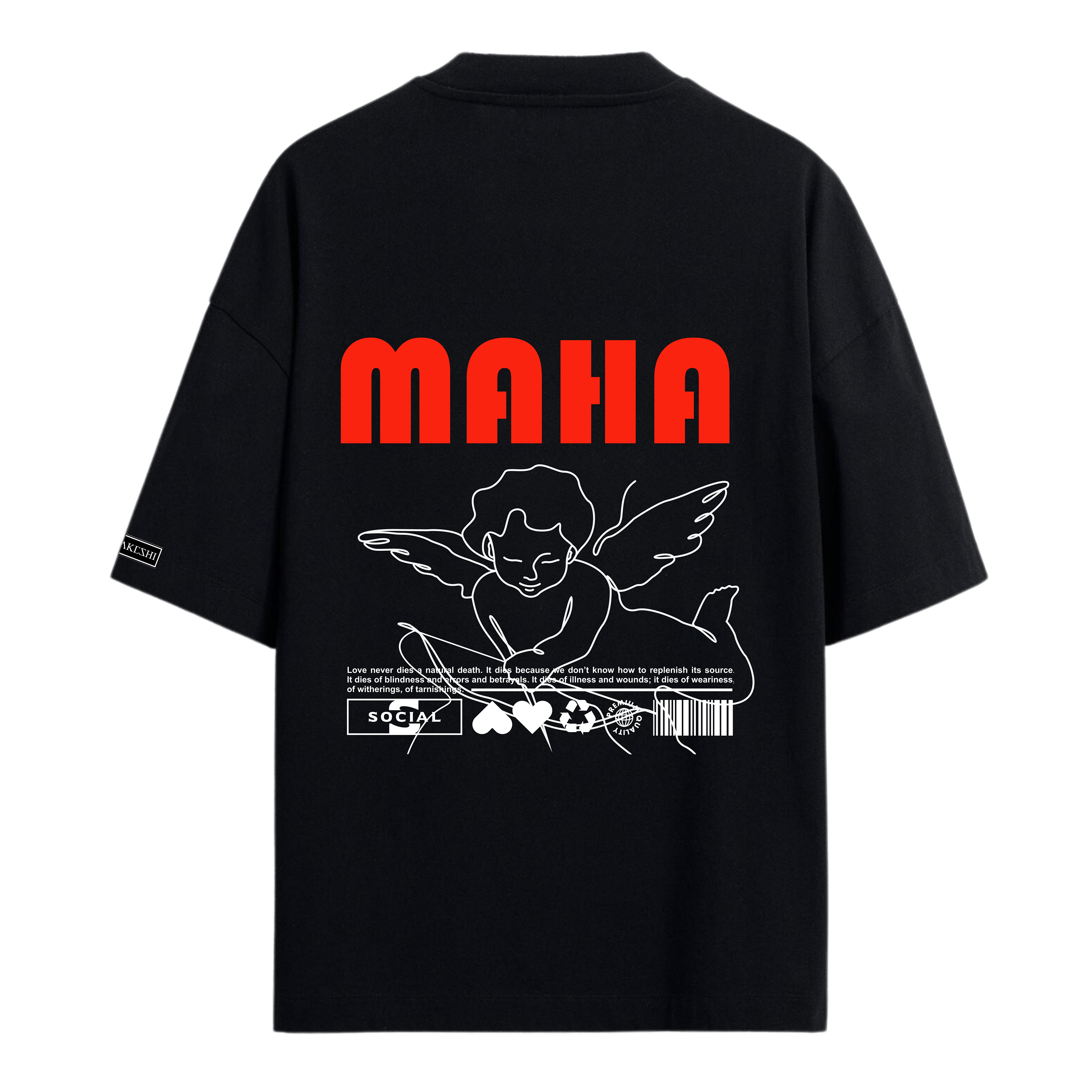 Oversized Angel White