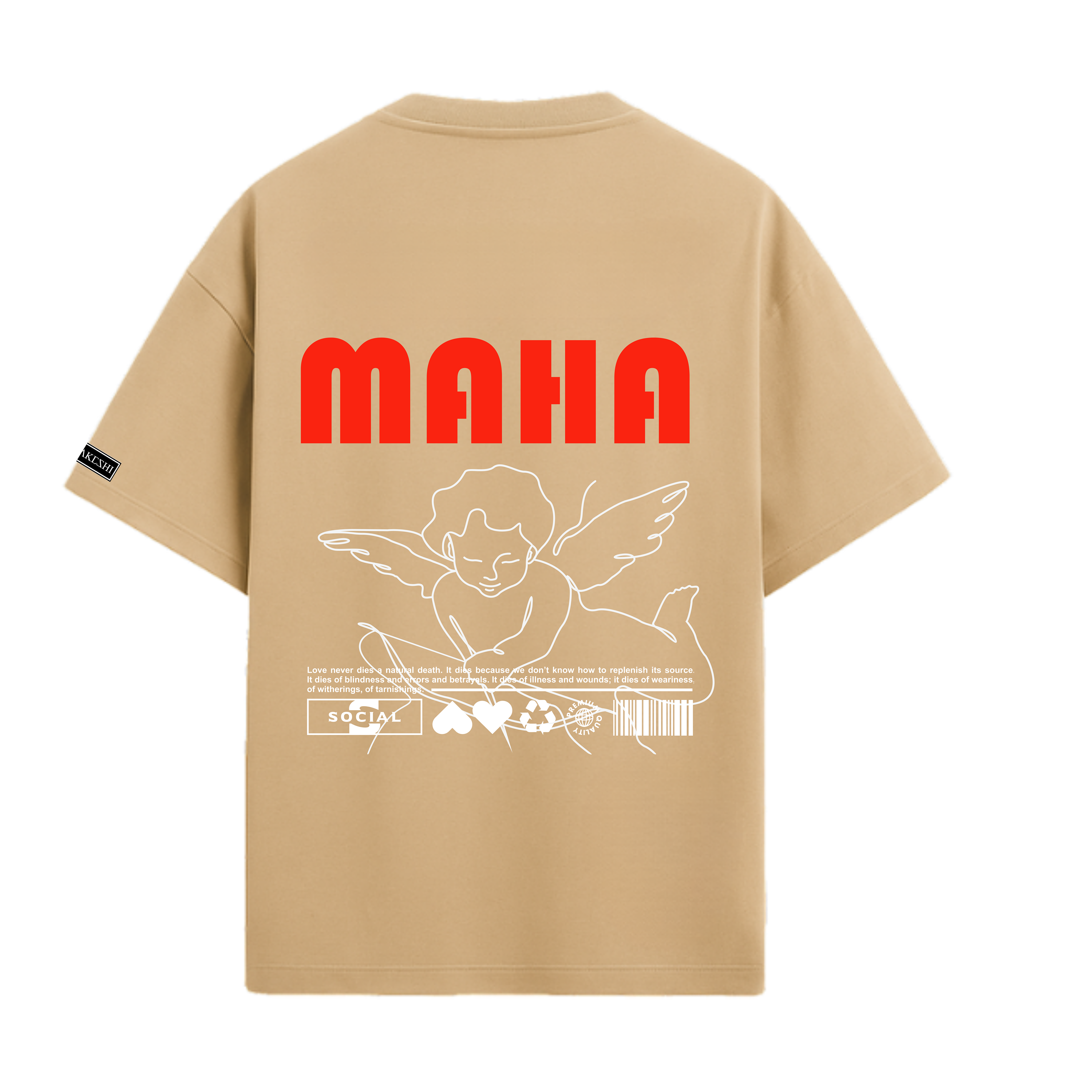 Oversized Angel White