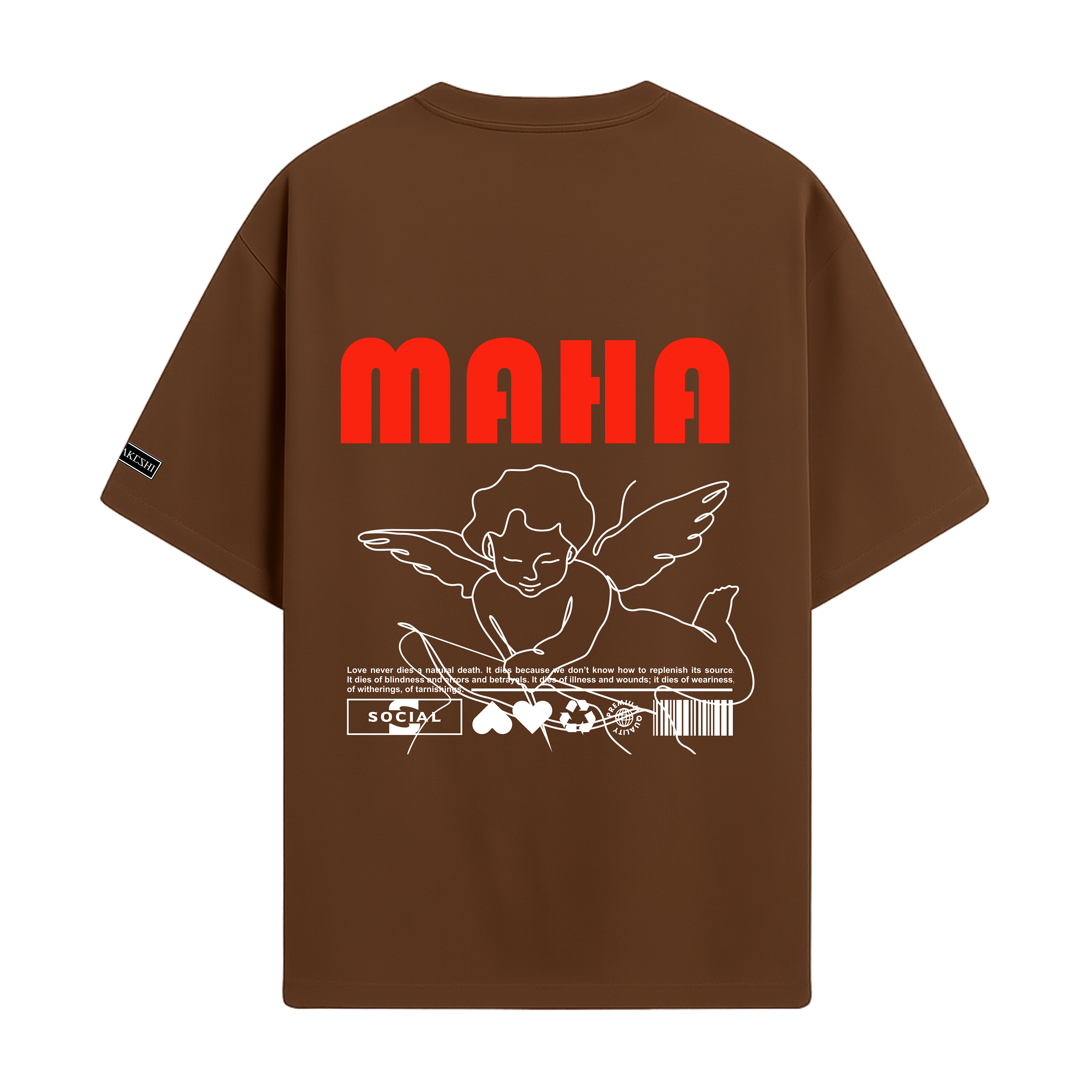 Oversized Angel White