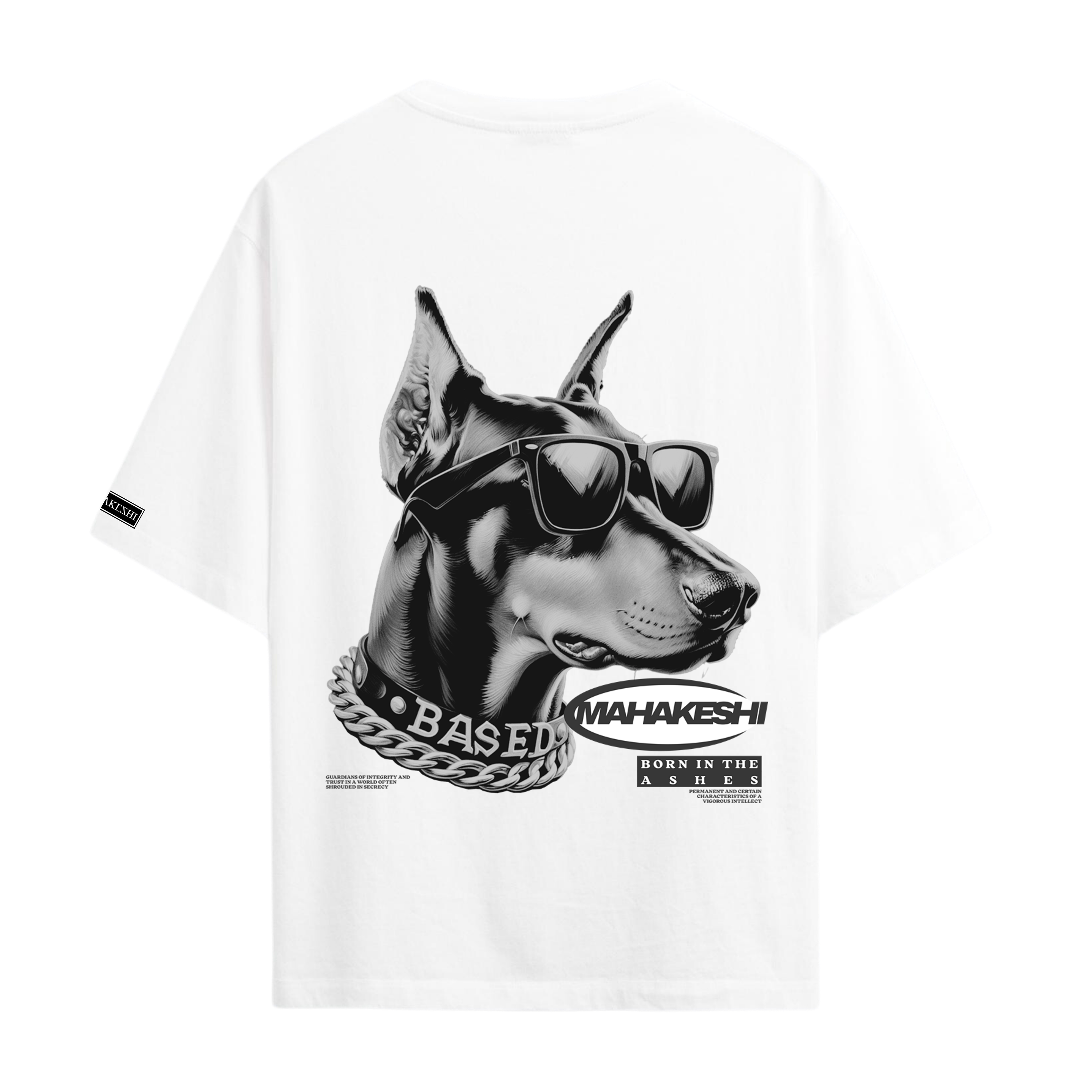 Oversized Doberman BW