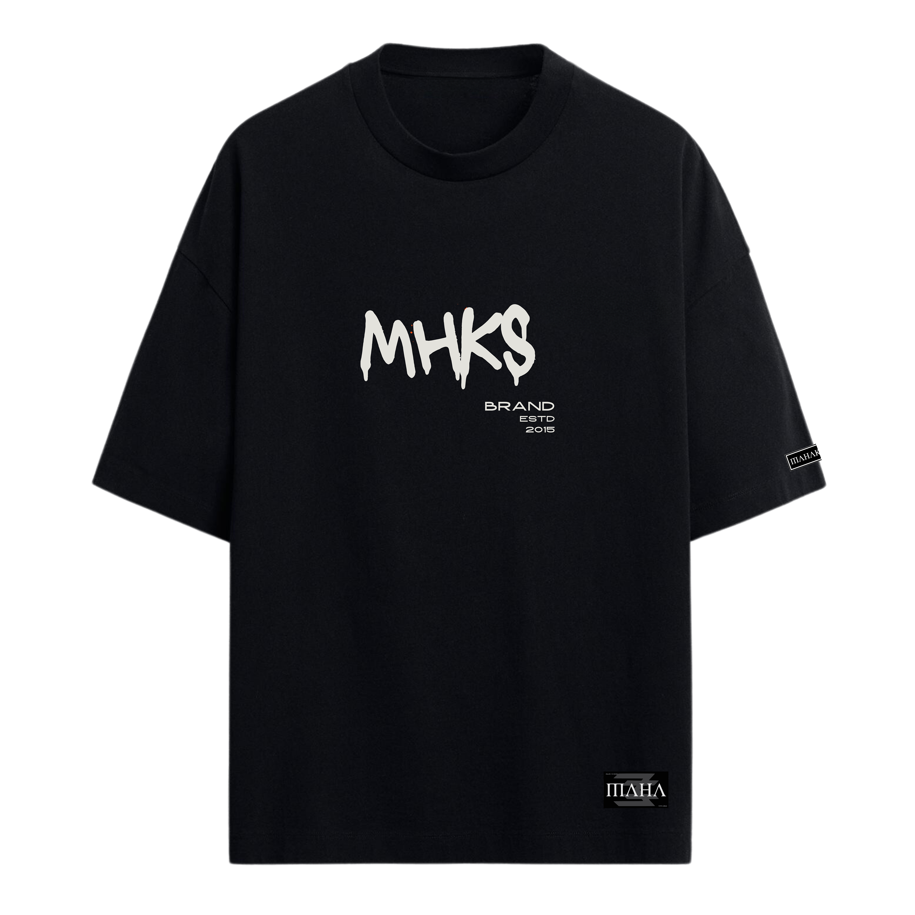 Oversized Black Line Red