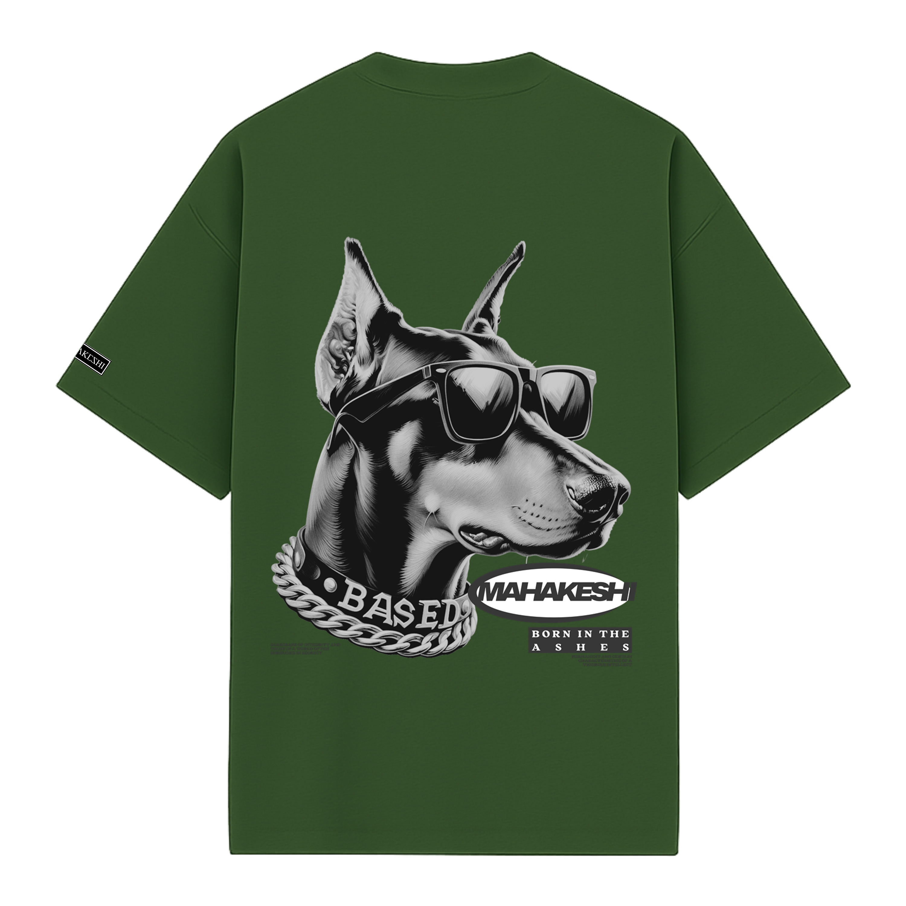 Oversized Doberman BW