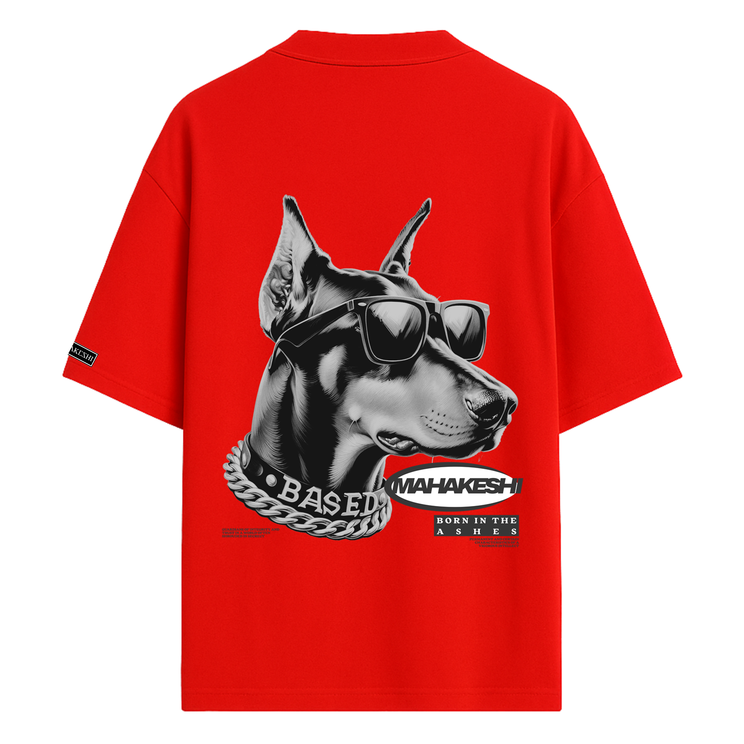 Oversized Doberman BW