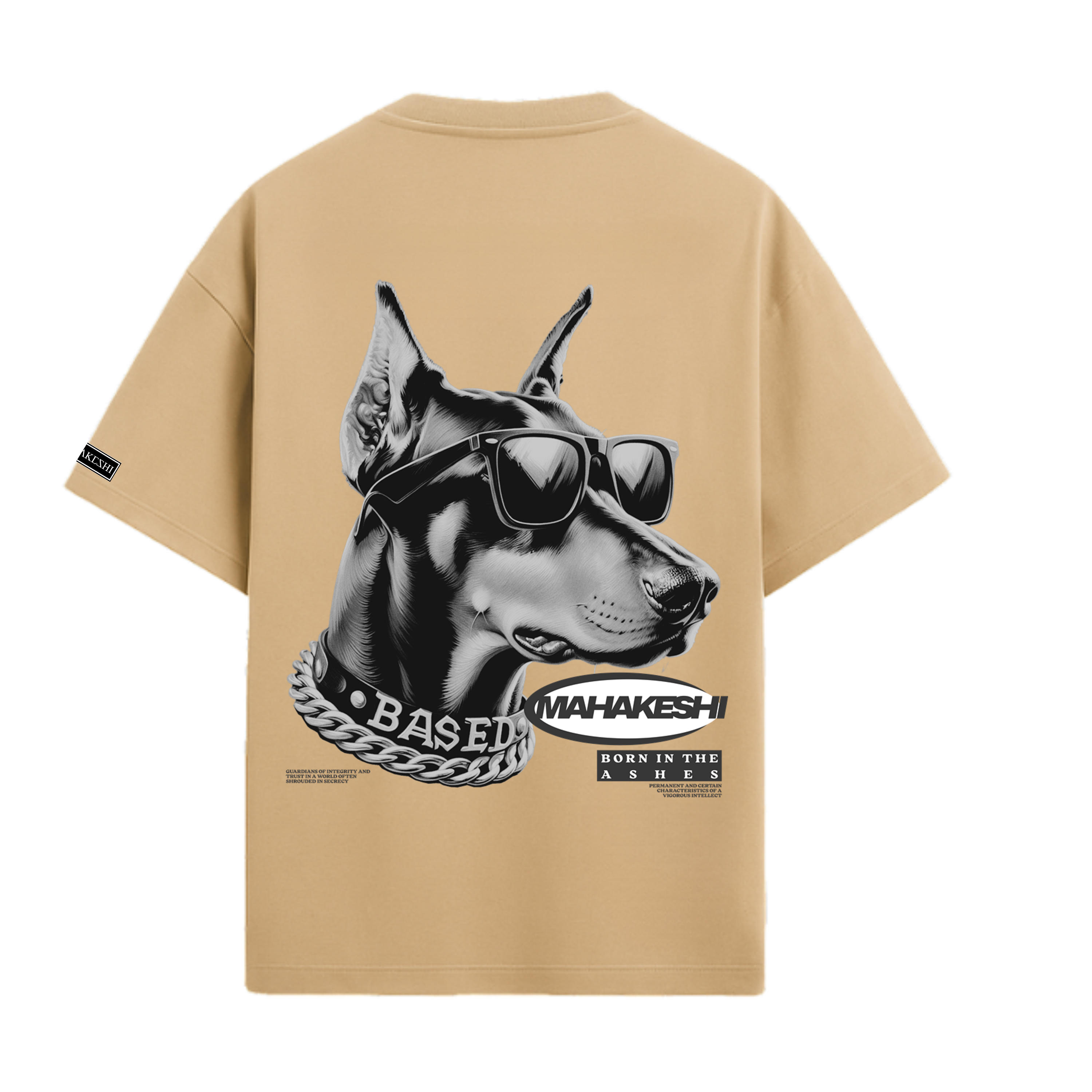 Oversized Doberman BW