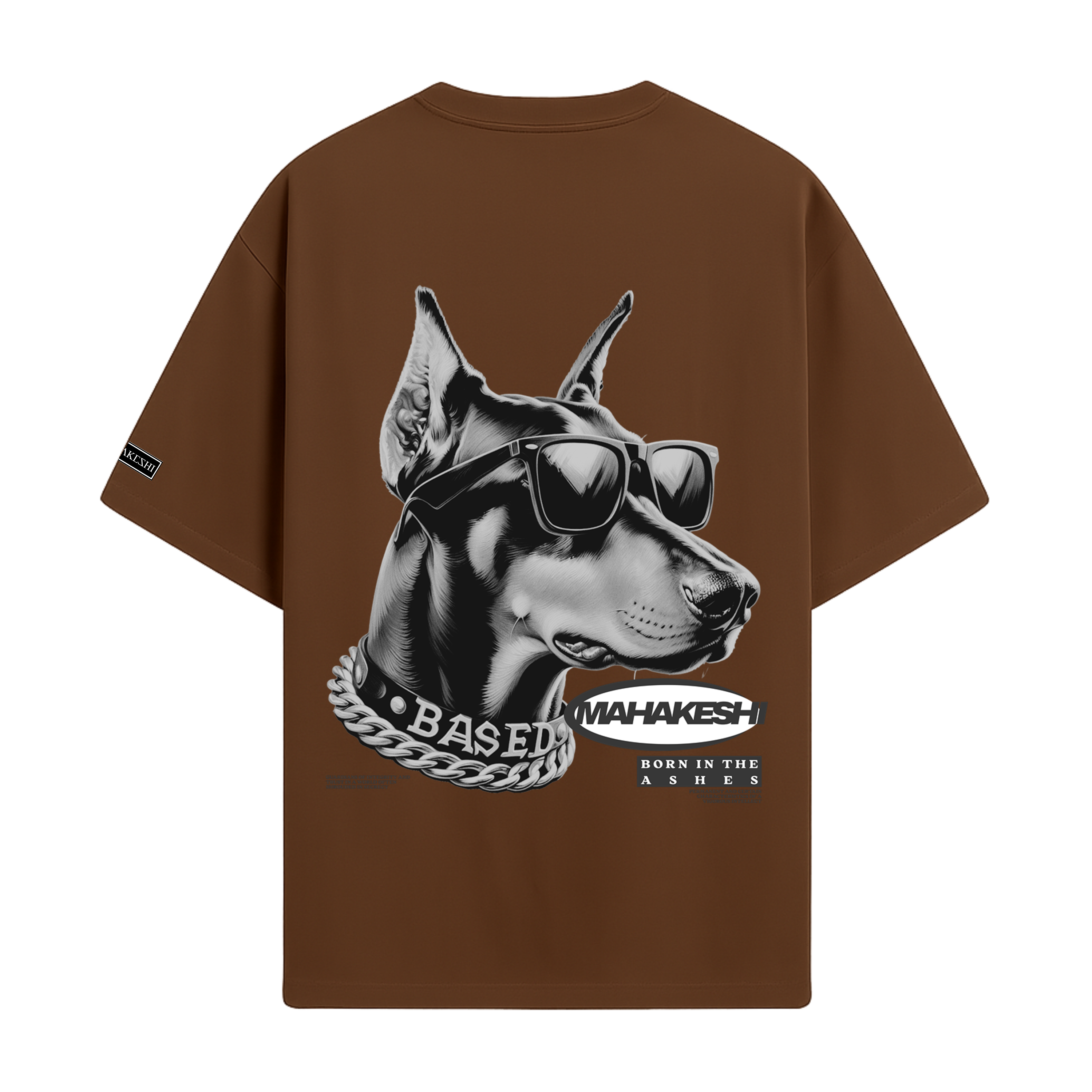 Oversized Doberman BW