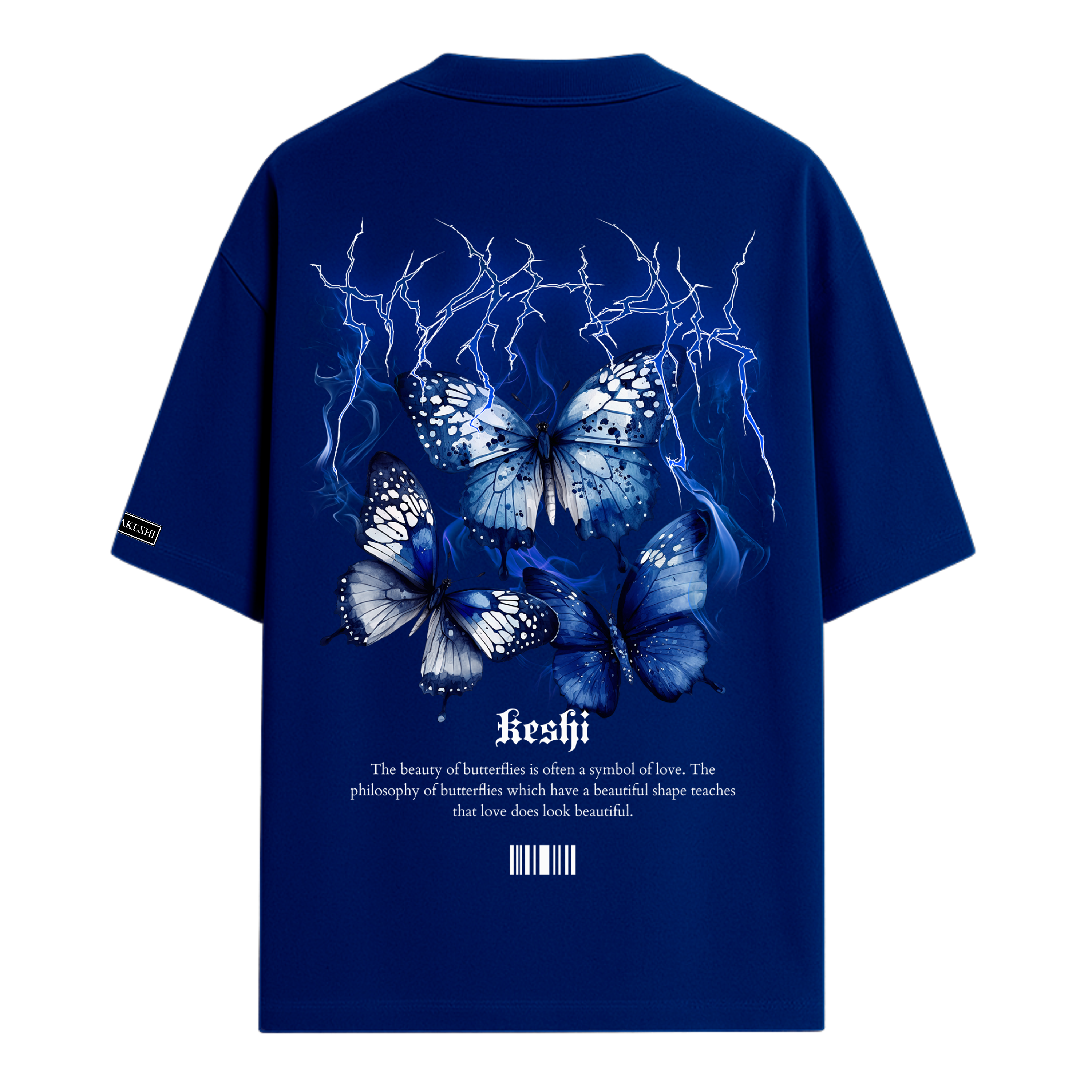 Oversized Blue Butterfly