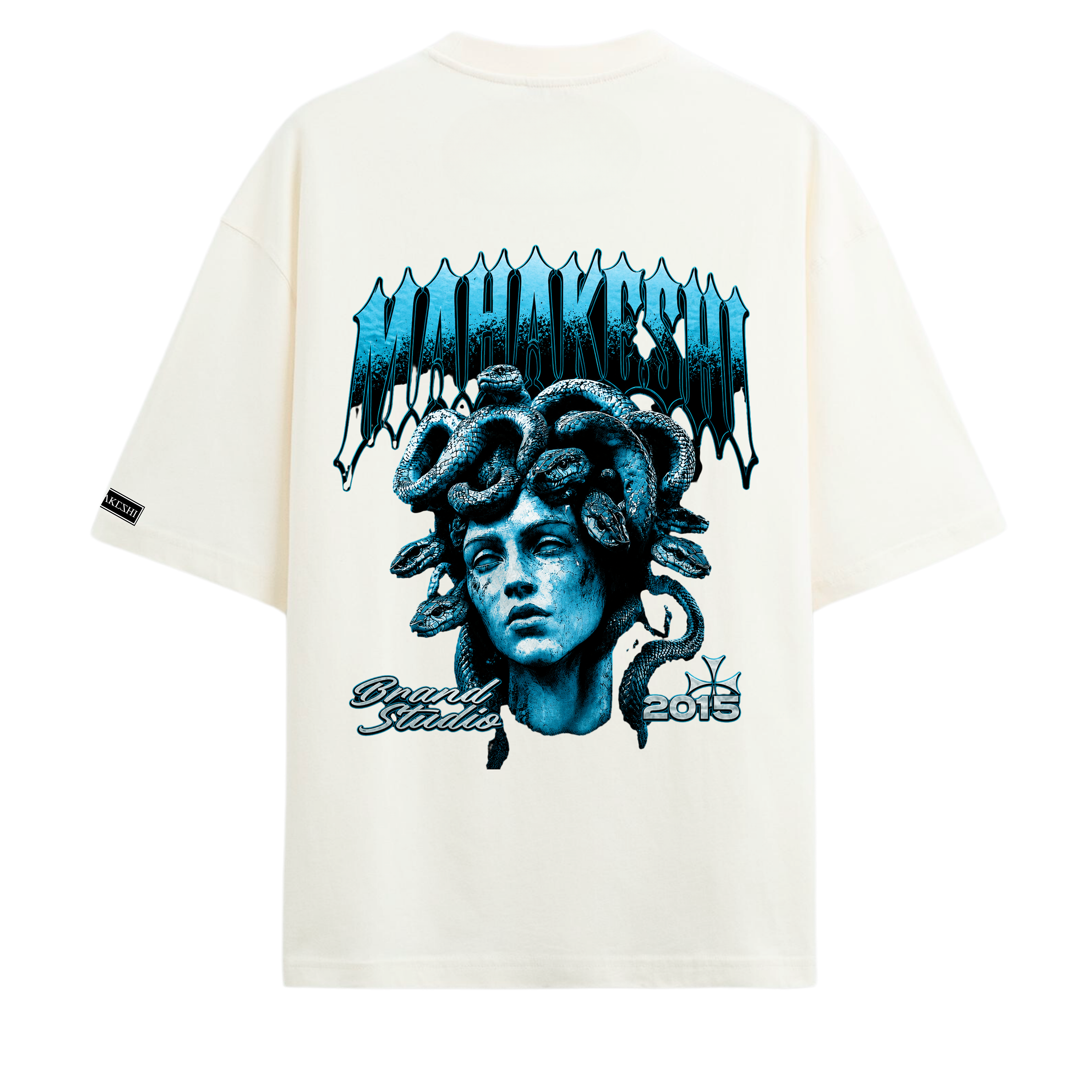 Oversized Blue Medusa