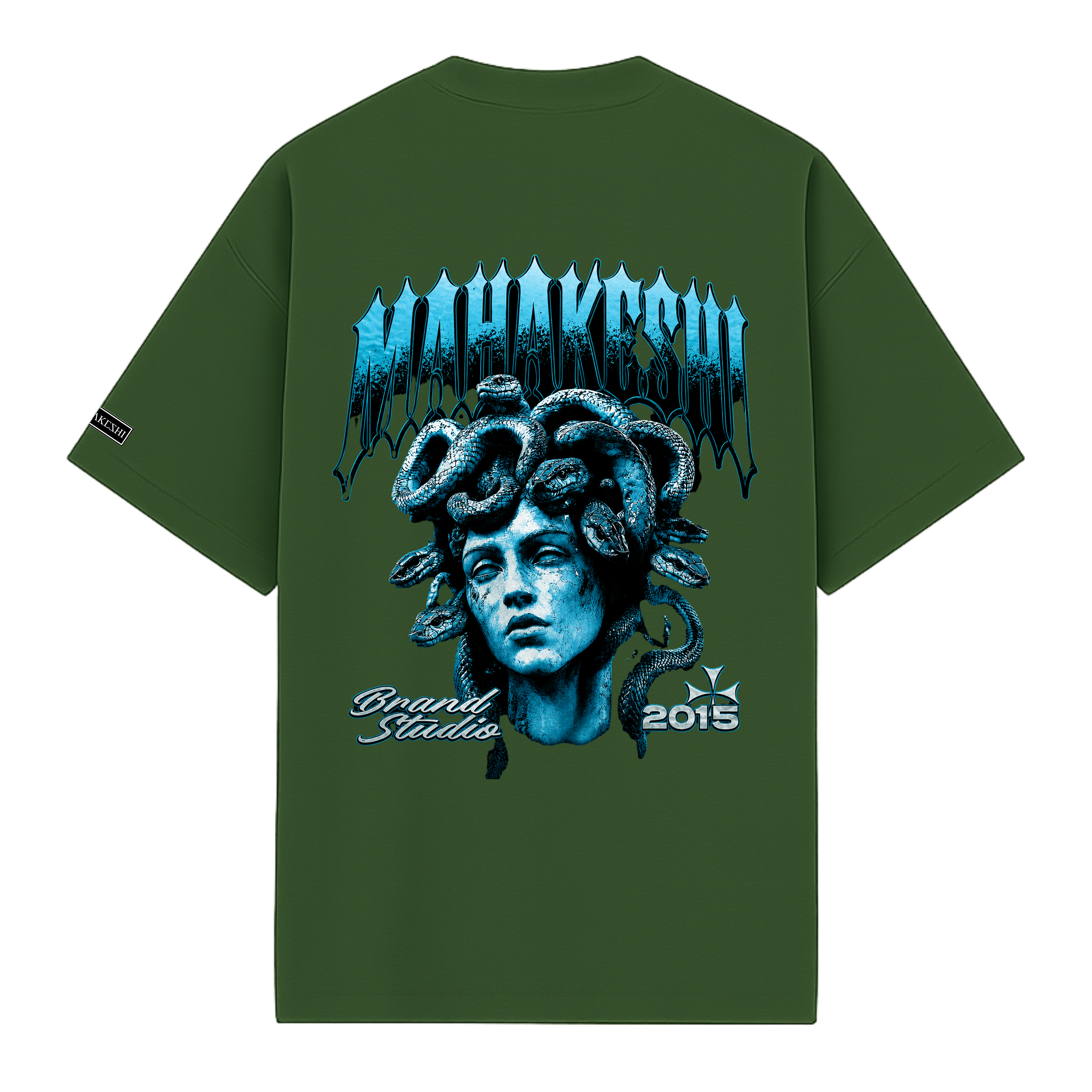 Oversized Blue Medusa