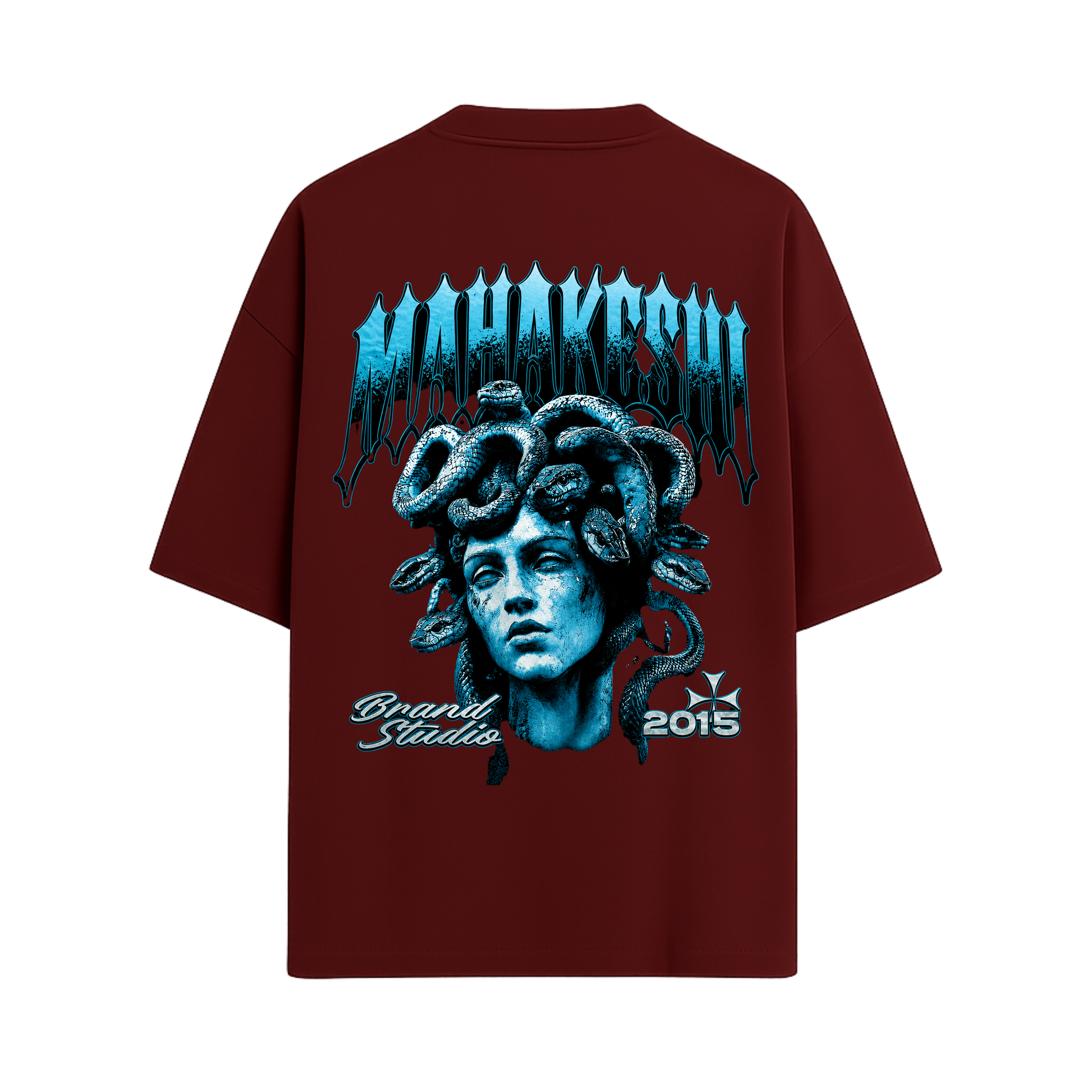 Oversized Blue Medusa