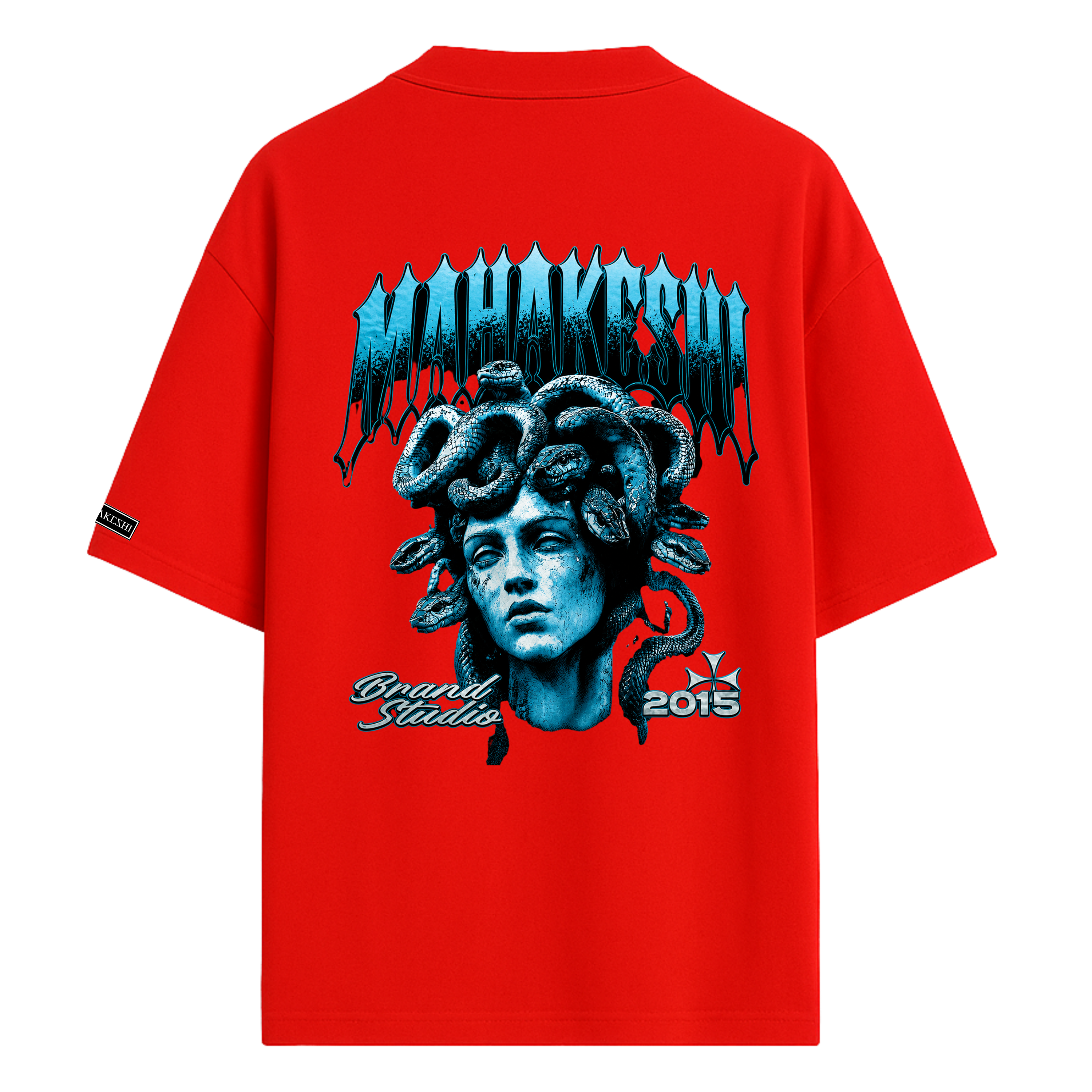 Oversized Blue Medusa