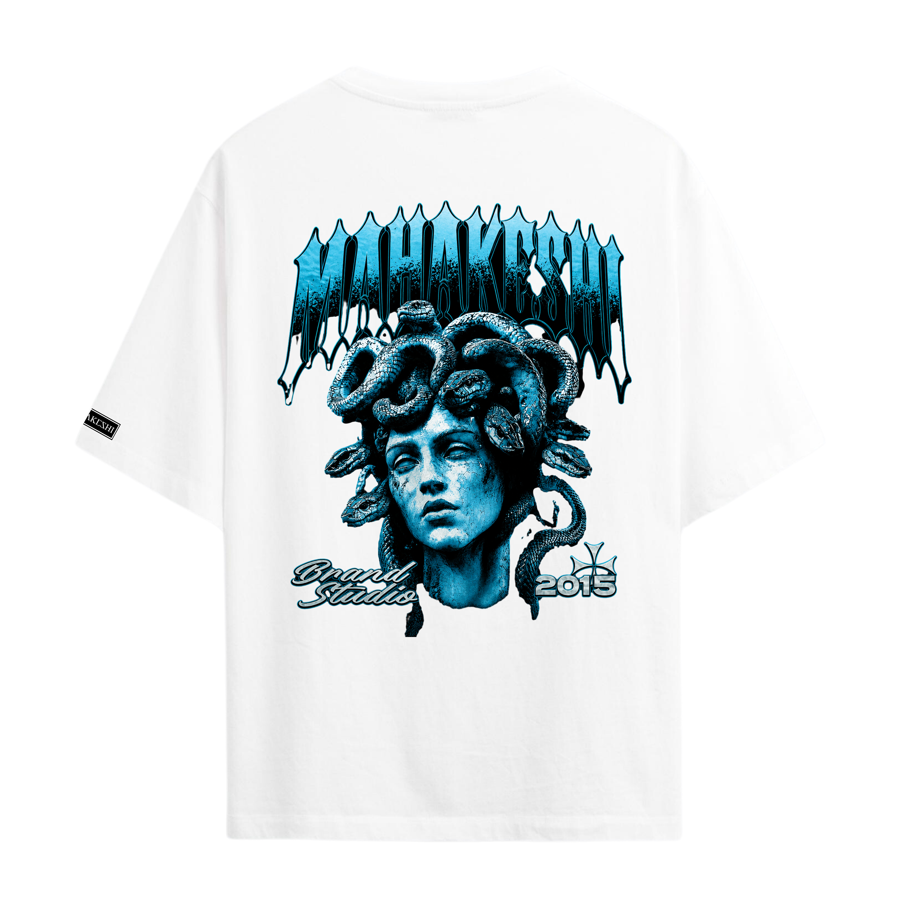 Oversized Blue Medusa