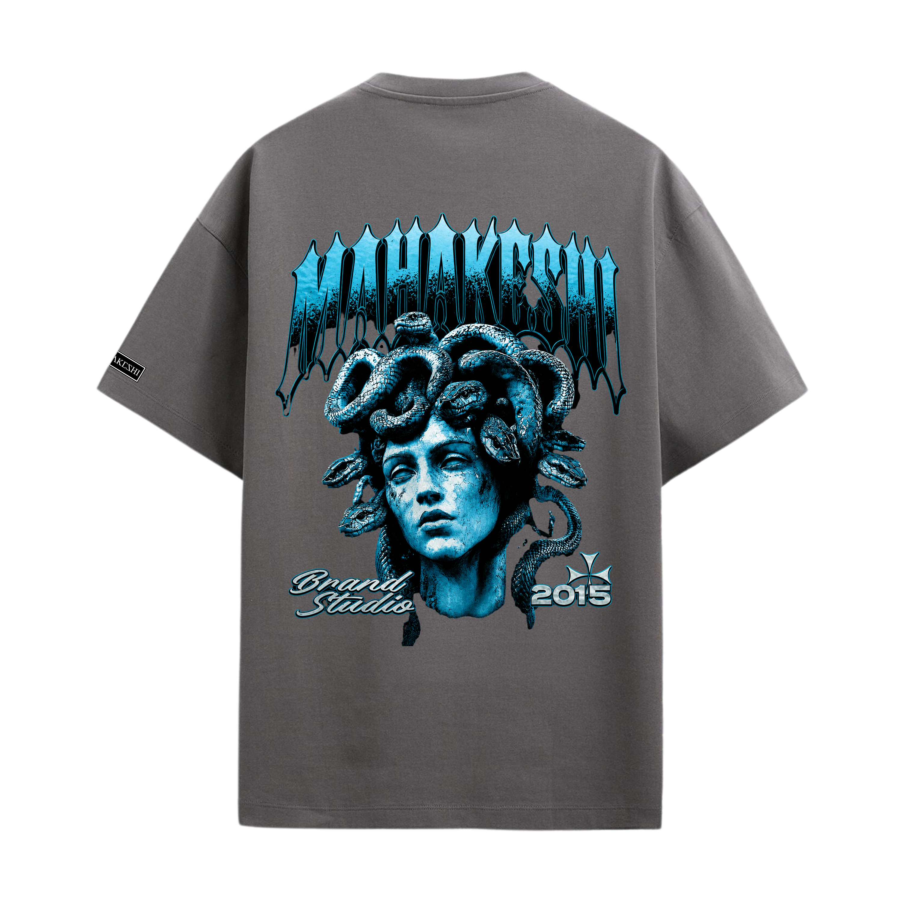 Oversized Blue Medusa
