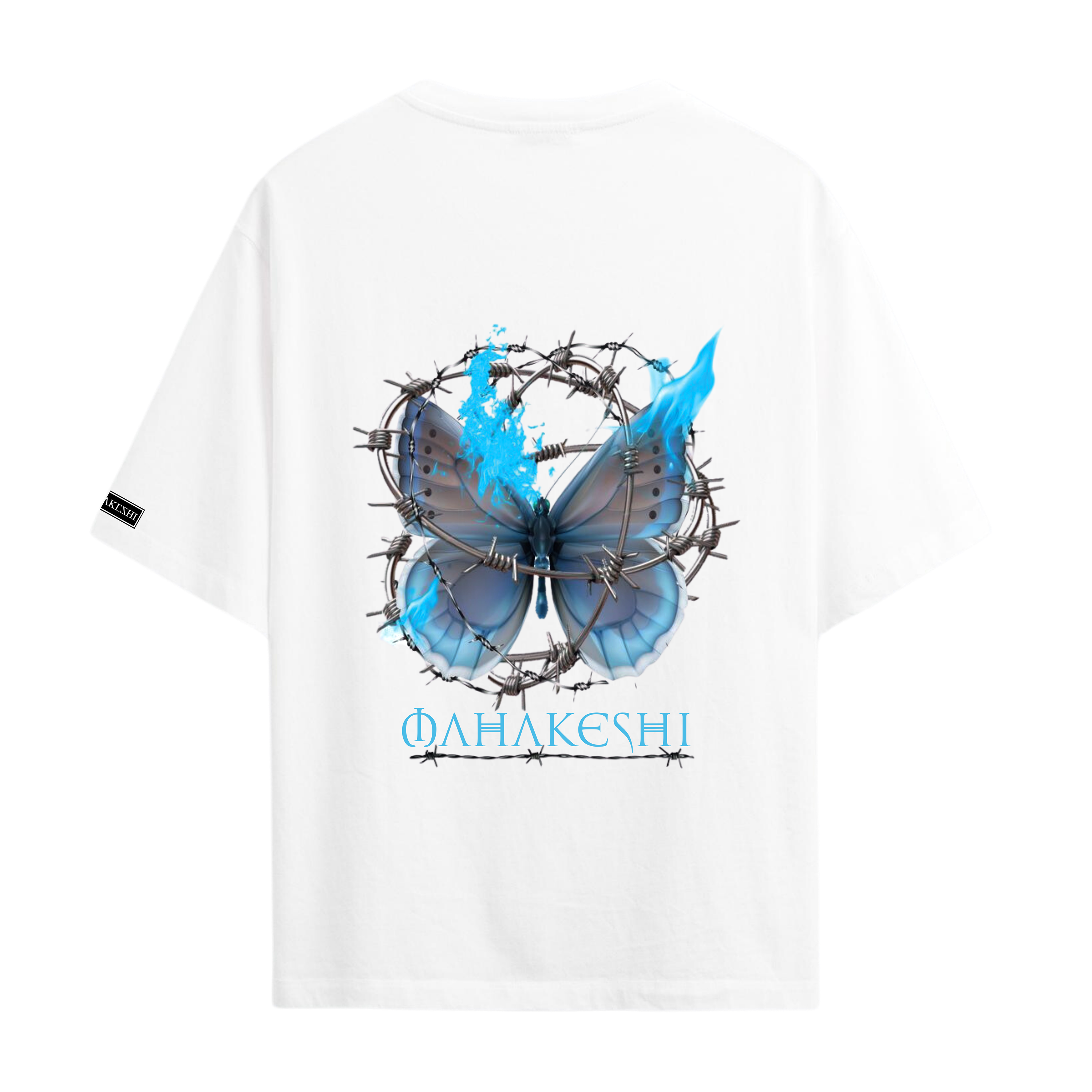 Oversized Buttlefly Blue