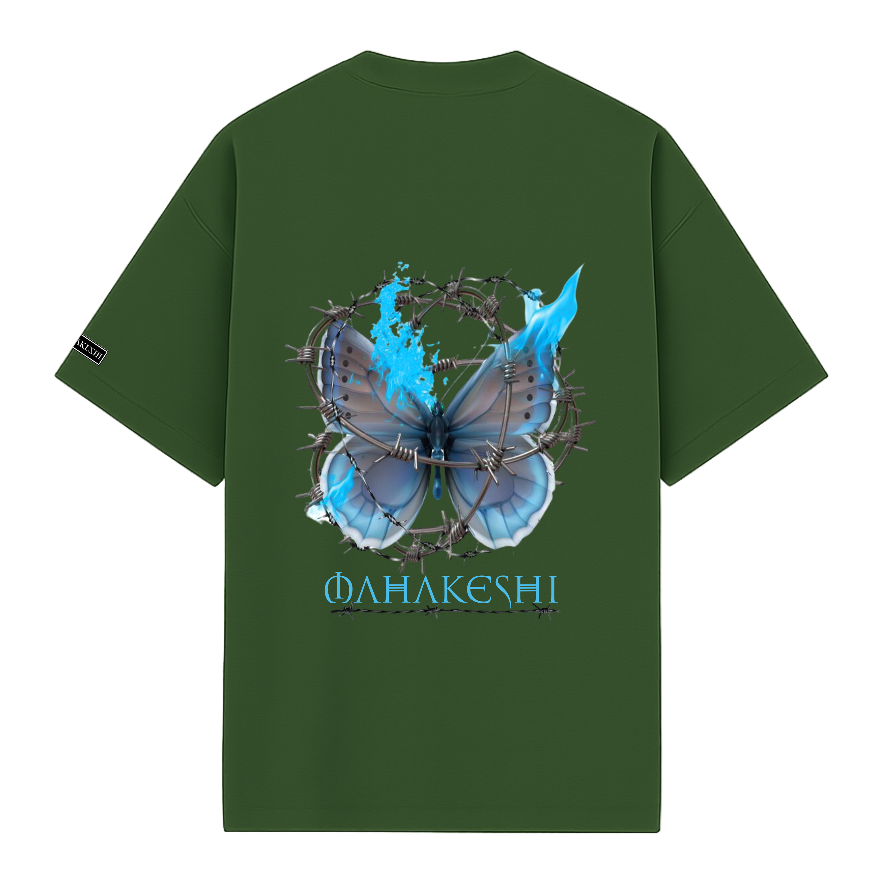 Oversized Buttlefly Blue
