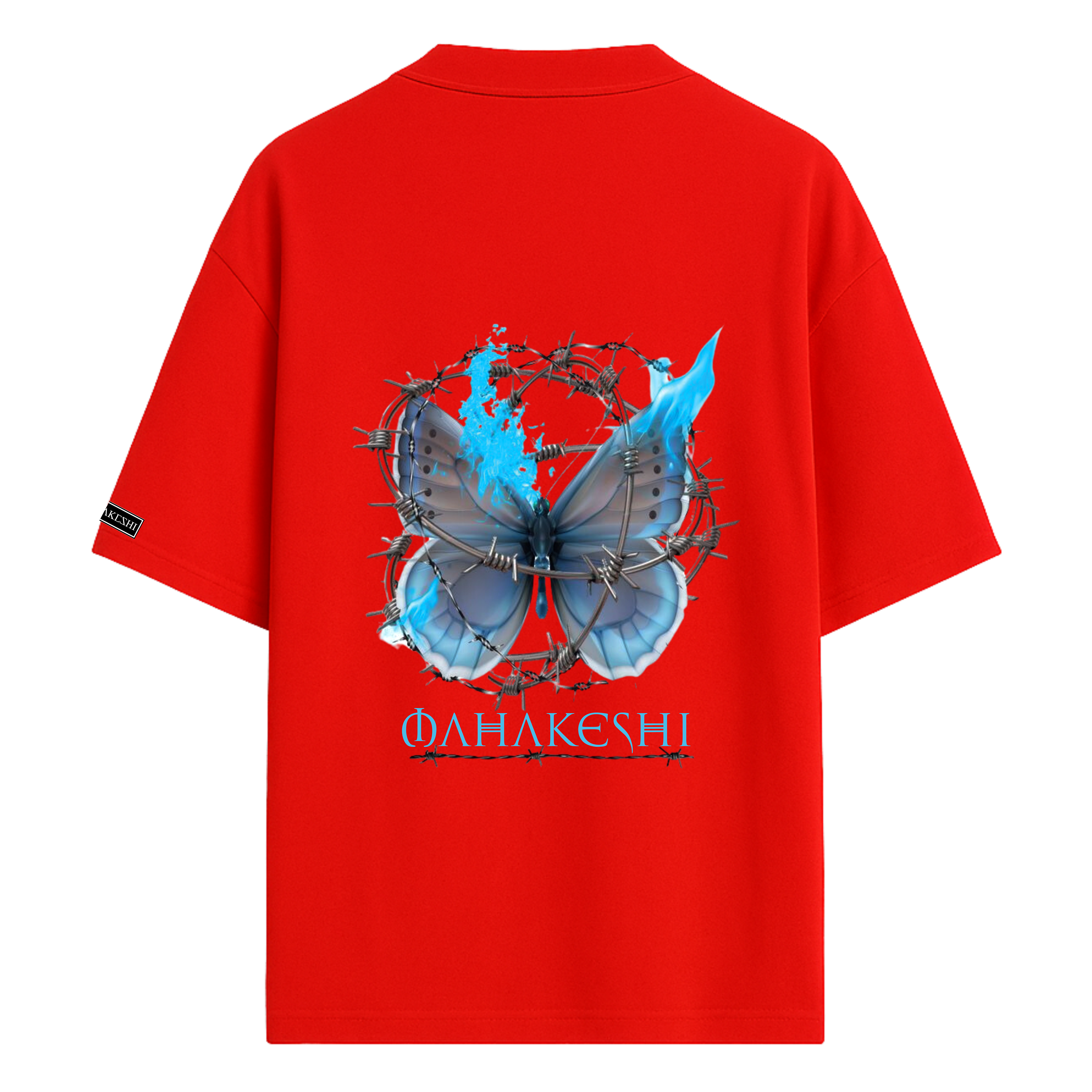 Oversized Buttlefly Blue