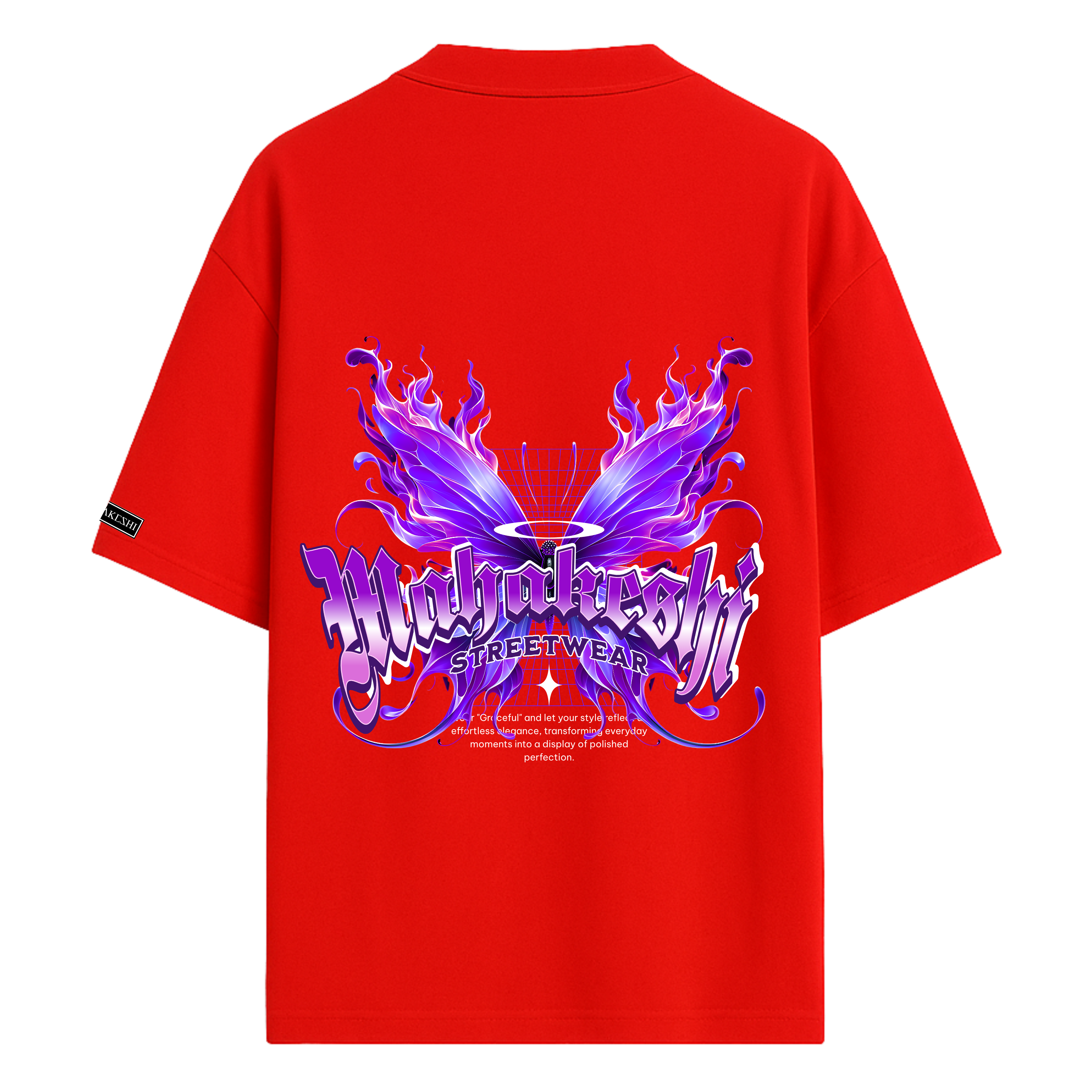 Oversized Buttlefly Purple