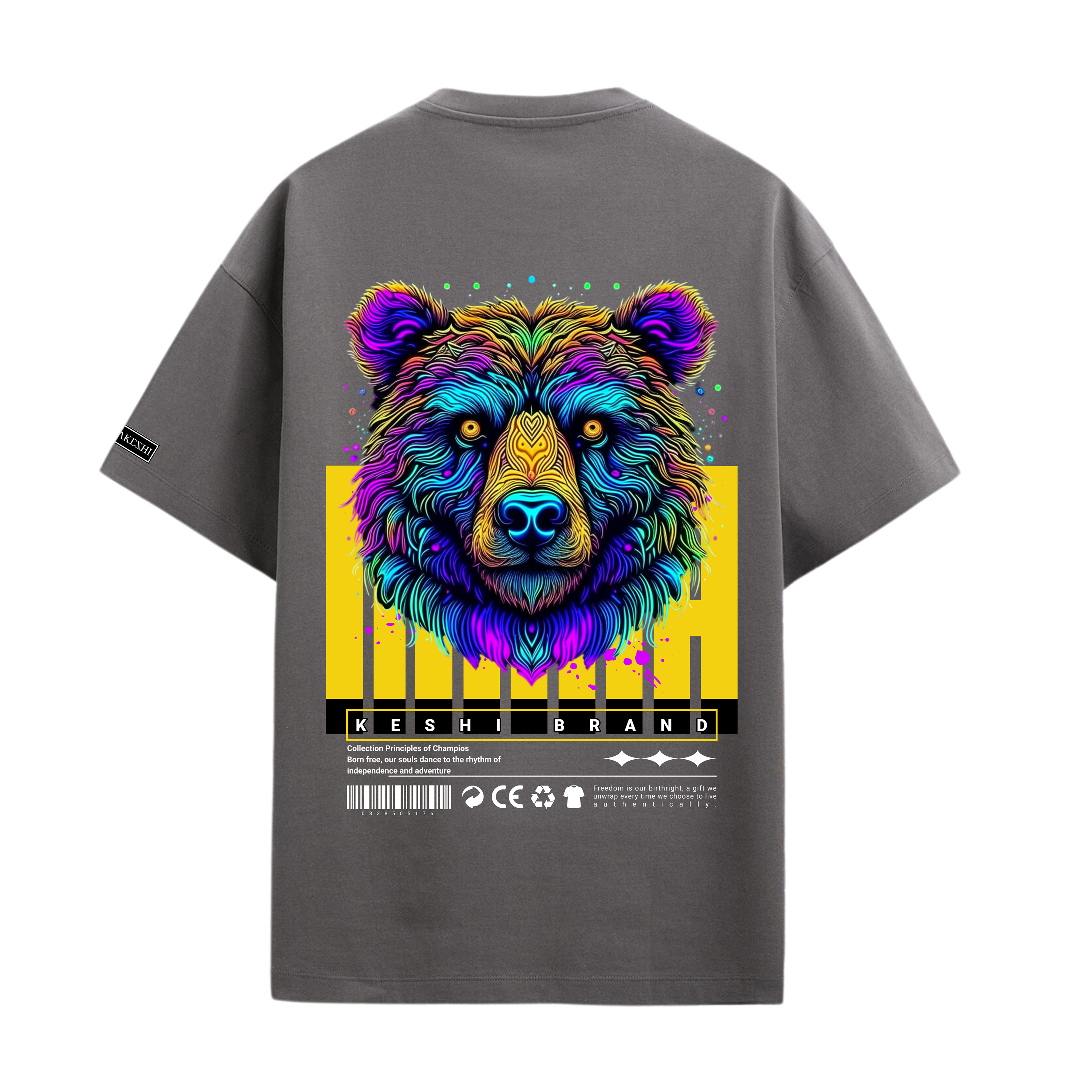 Oversized Bear Colors Blue