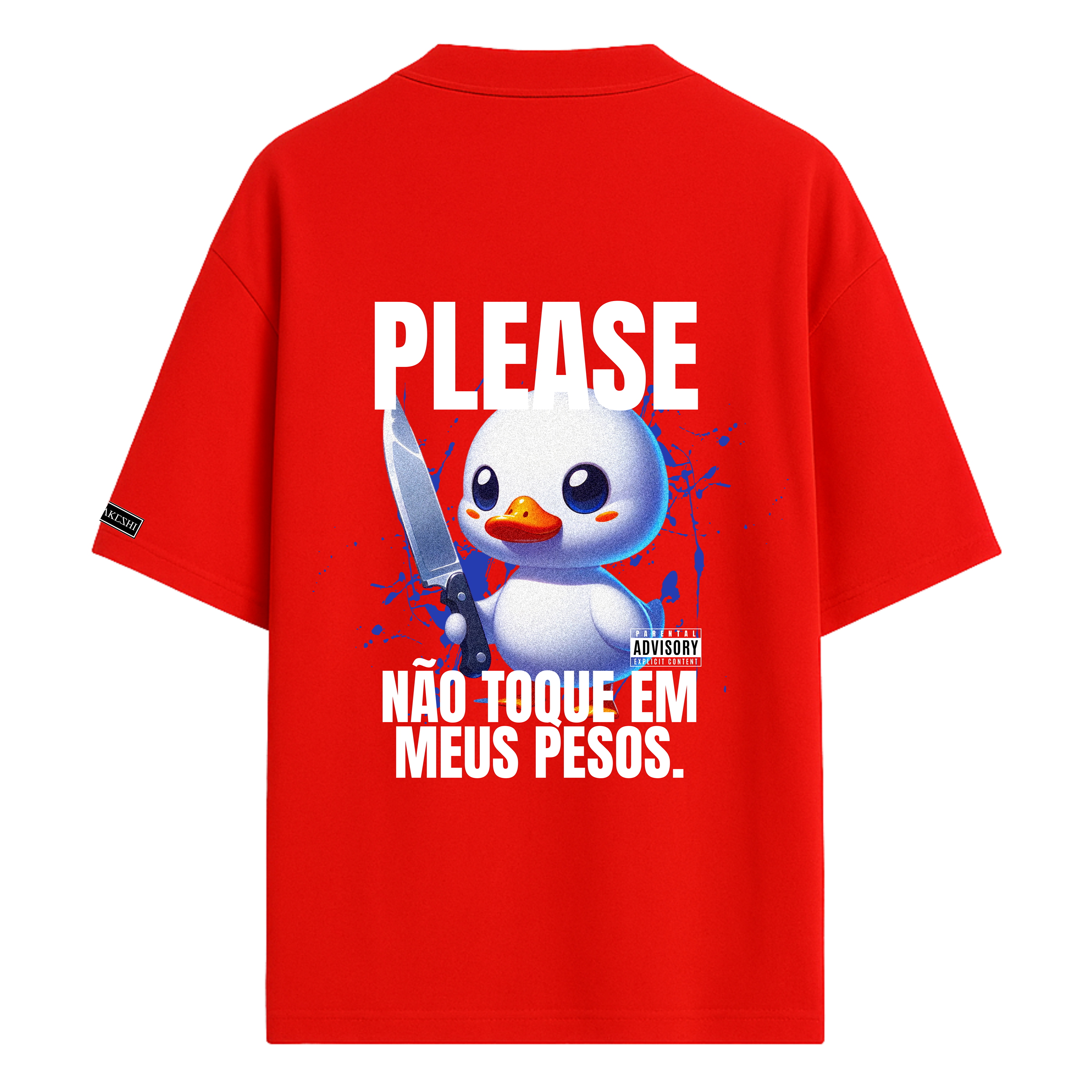 Oversized Não Toque em Meus Pesos