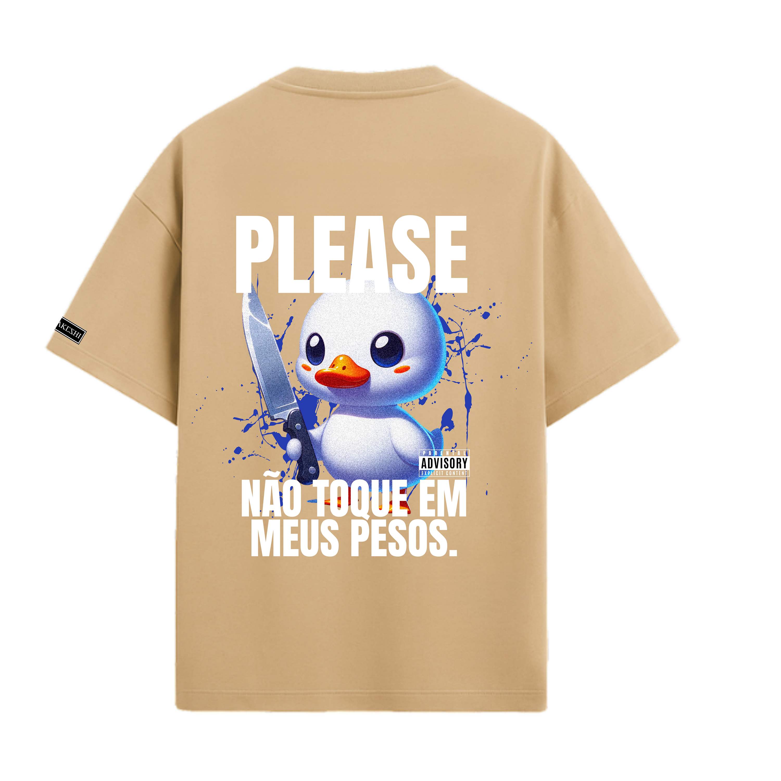 Oversized Não Toque em Meus Pesos