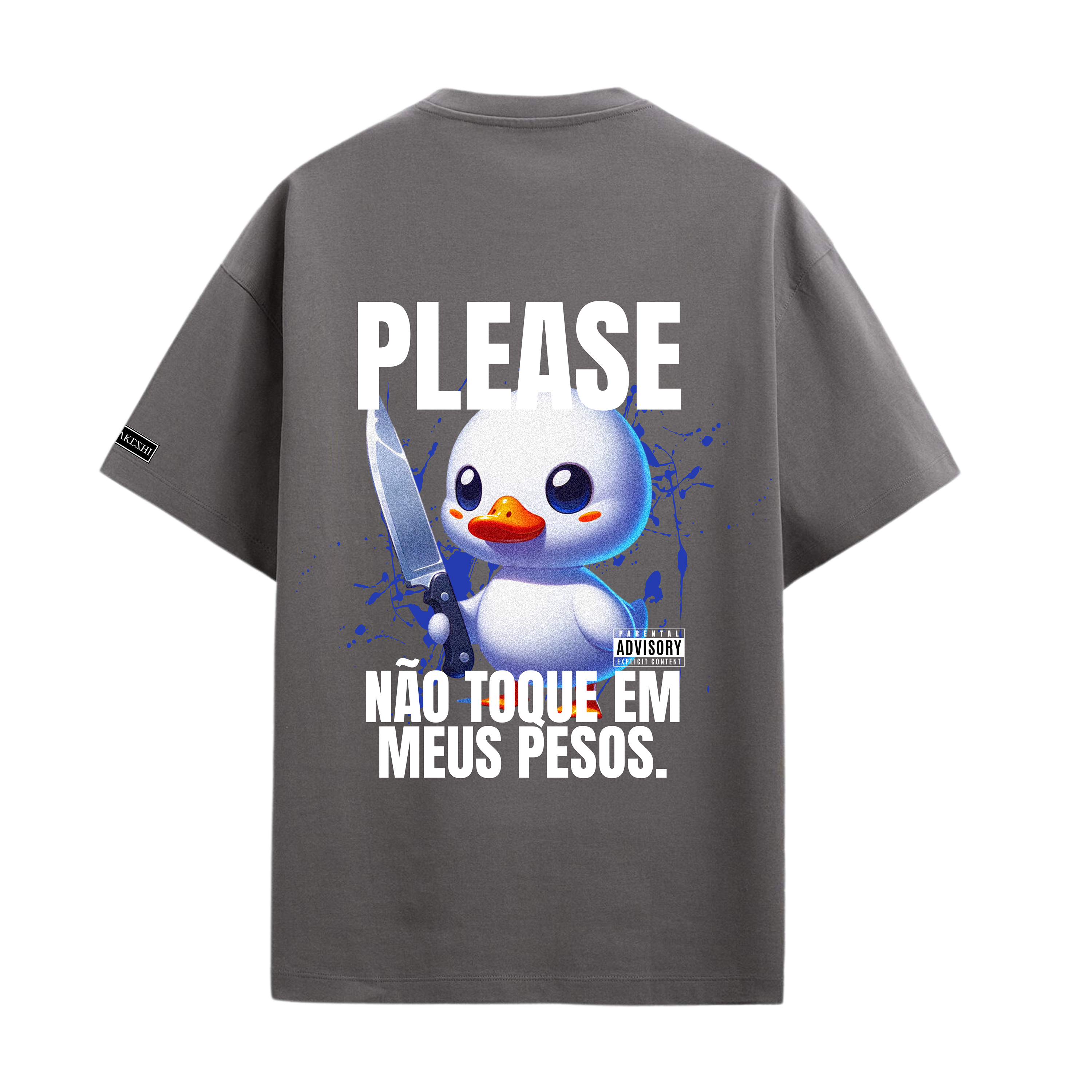 Oversized Não Toque em Meus Pesos