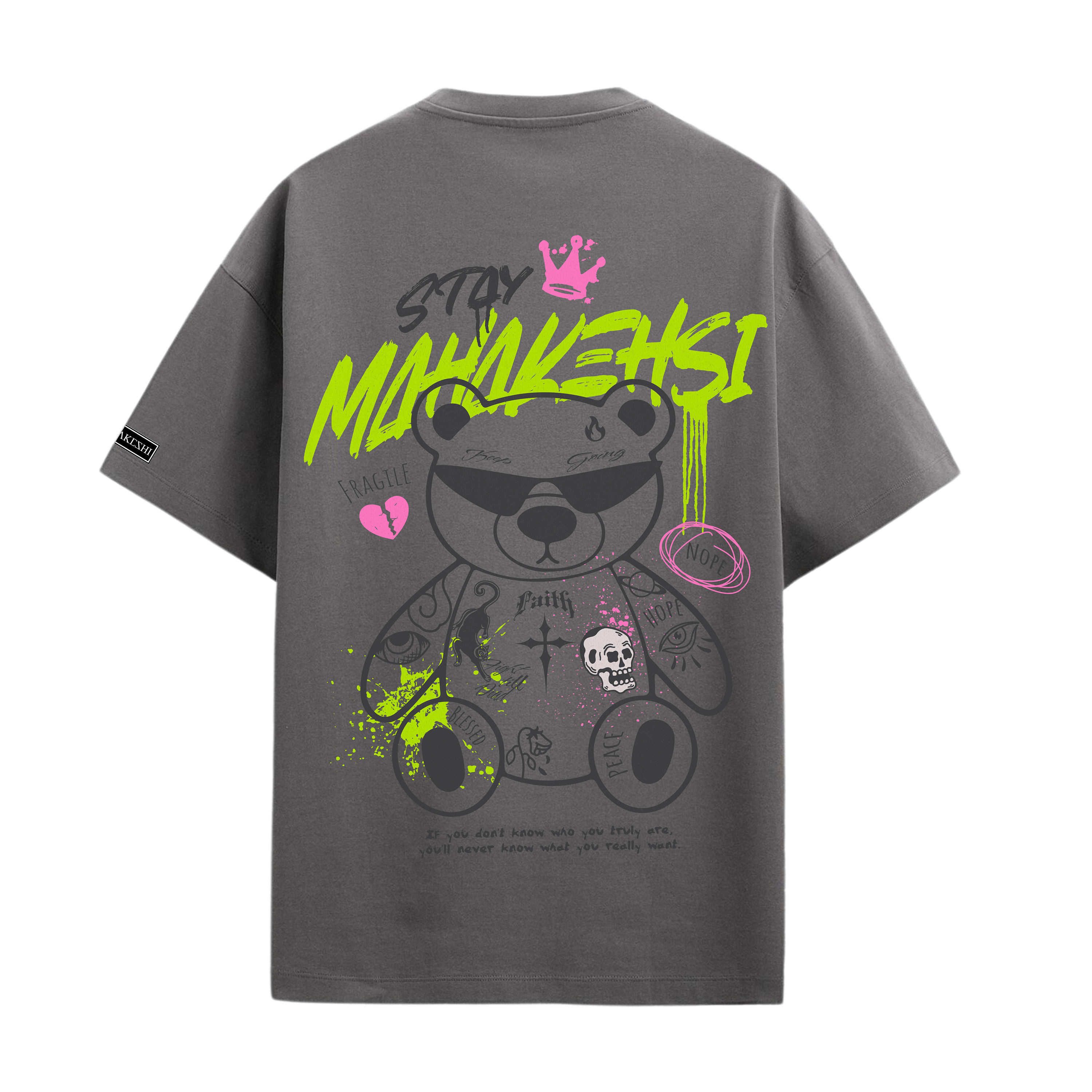 Oversized Bear Black to Back