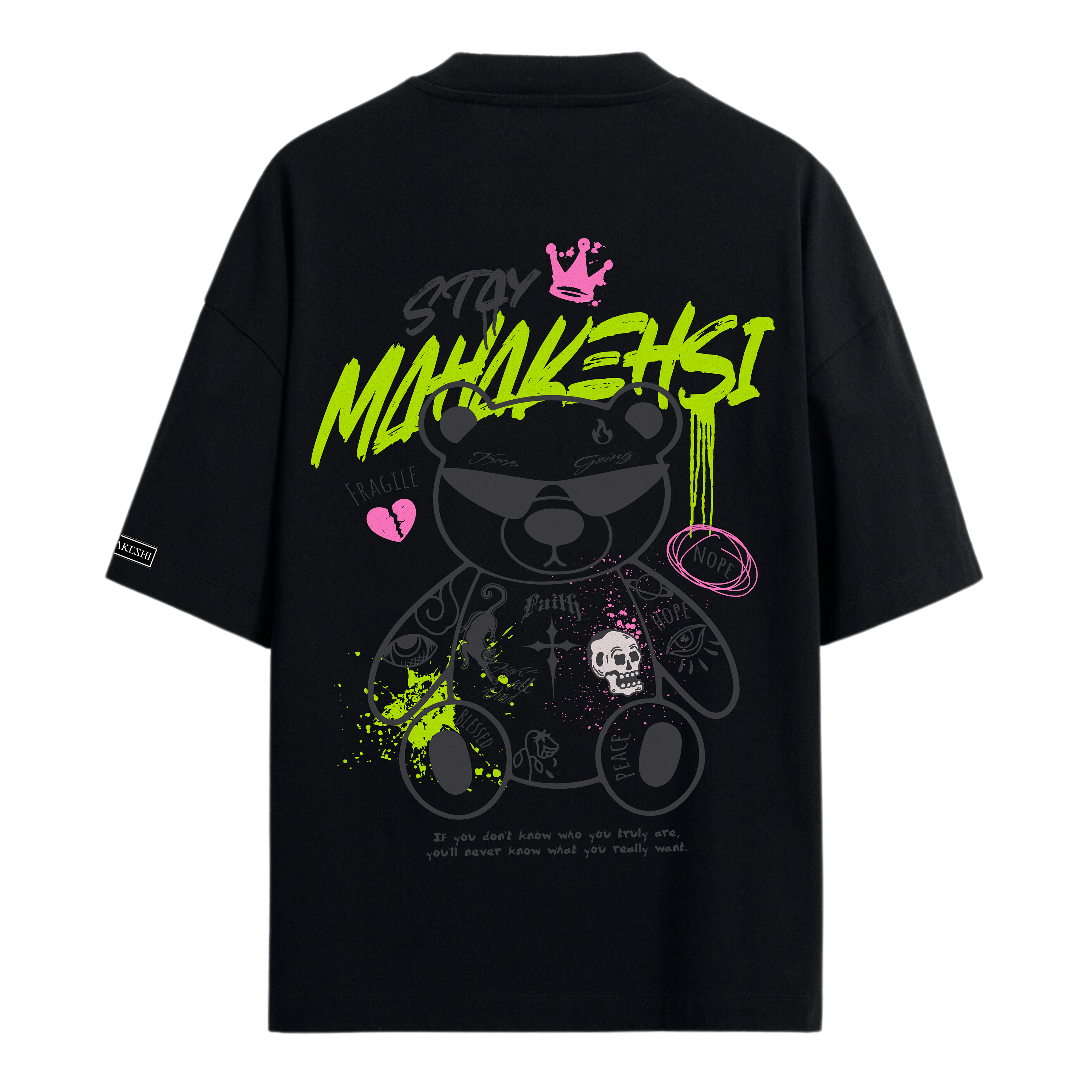 Oversized Bear Black to Back