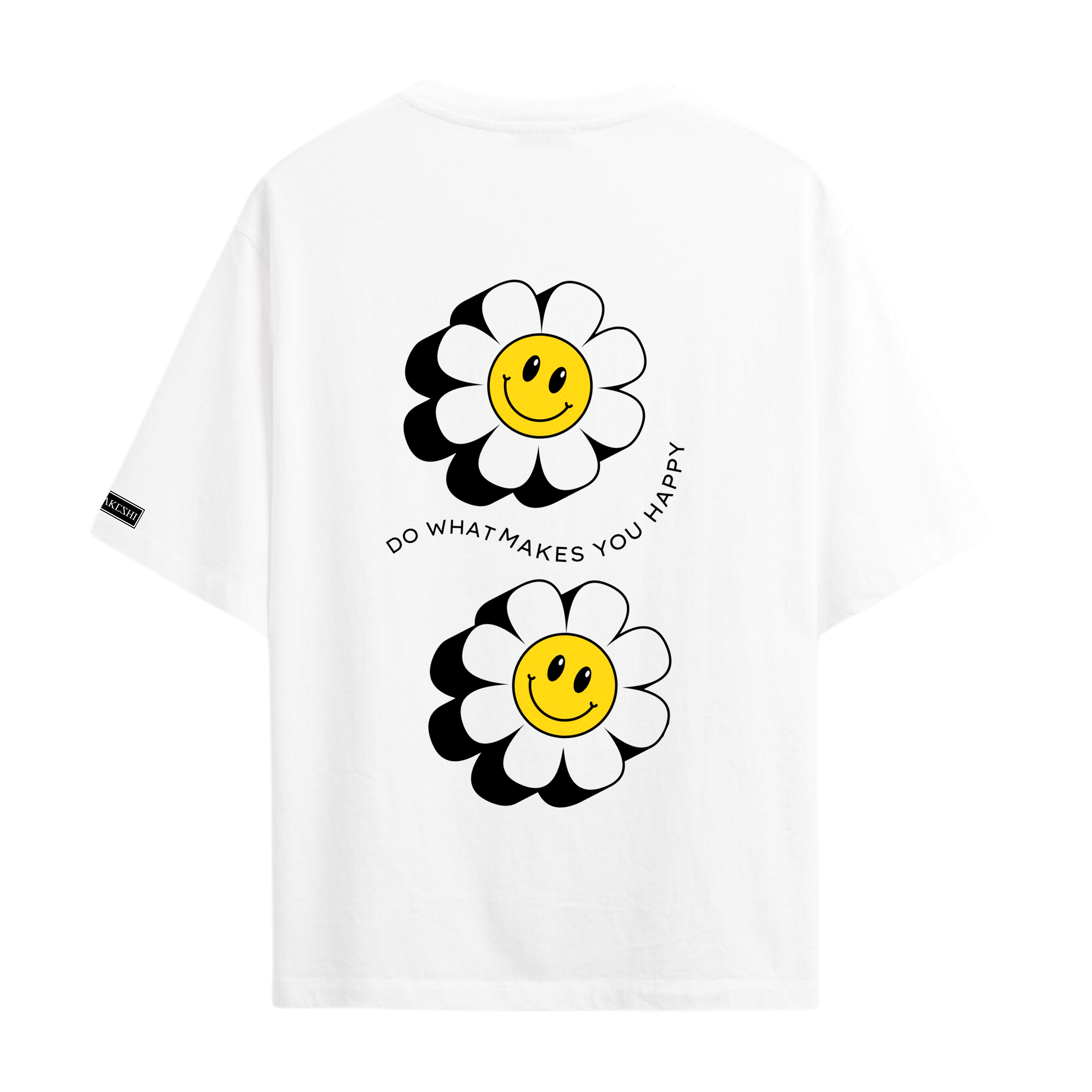 Oversized Flowers Happy