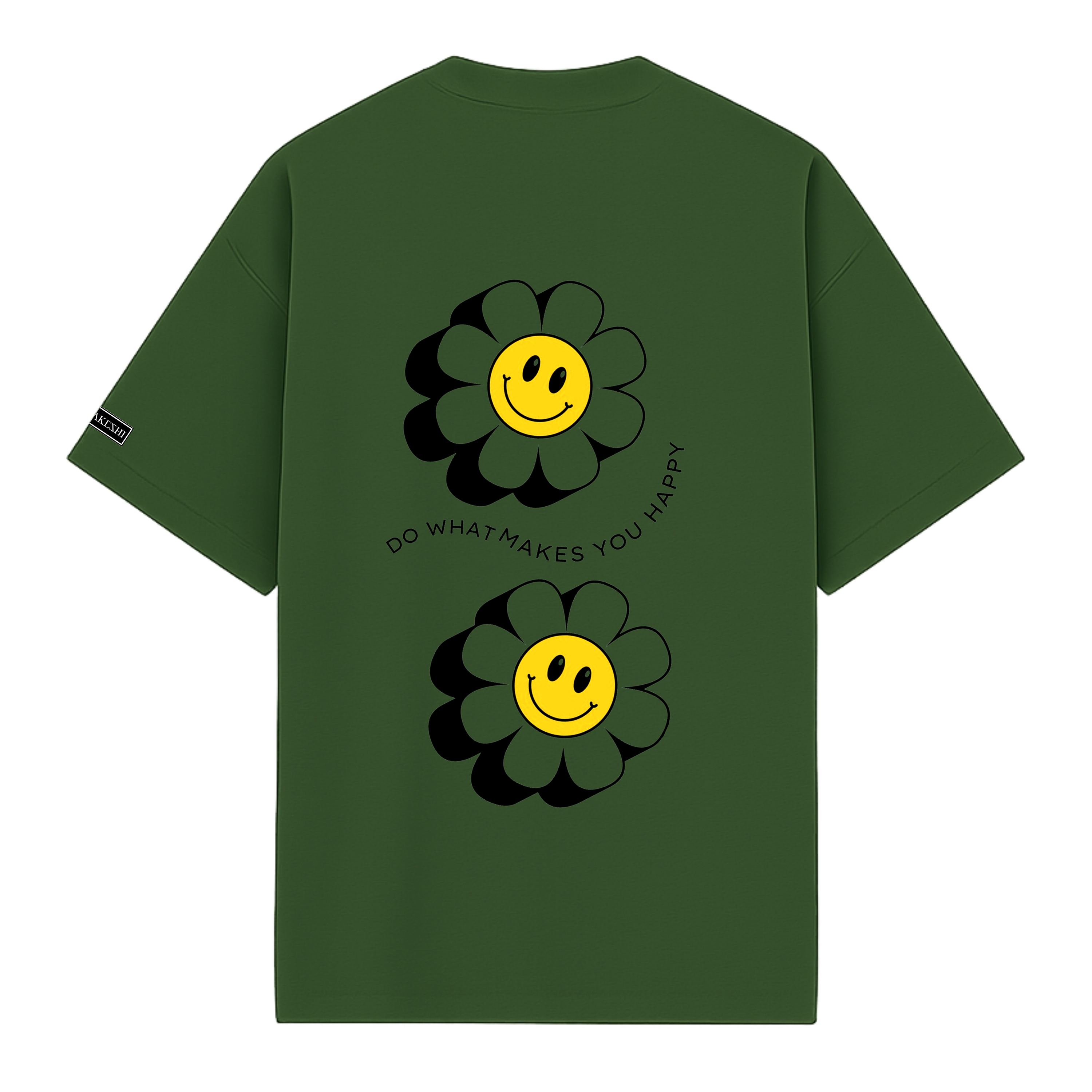 Oversized Flowers Happy