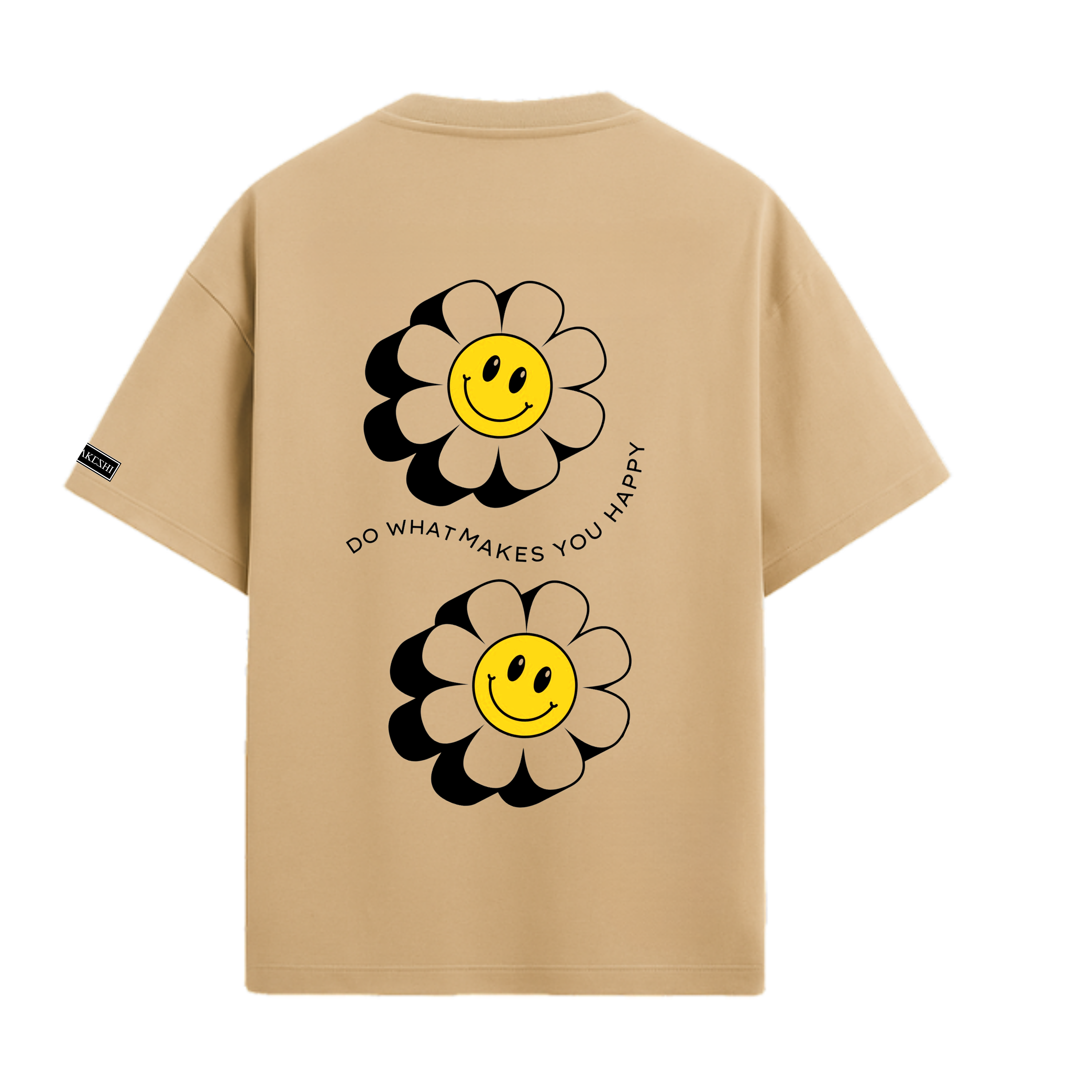 Oversized Flowers Happy