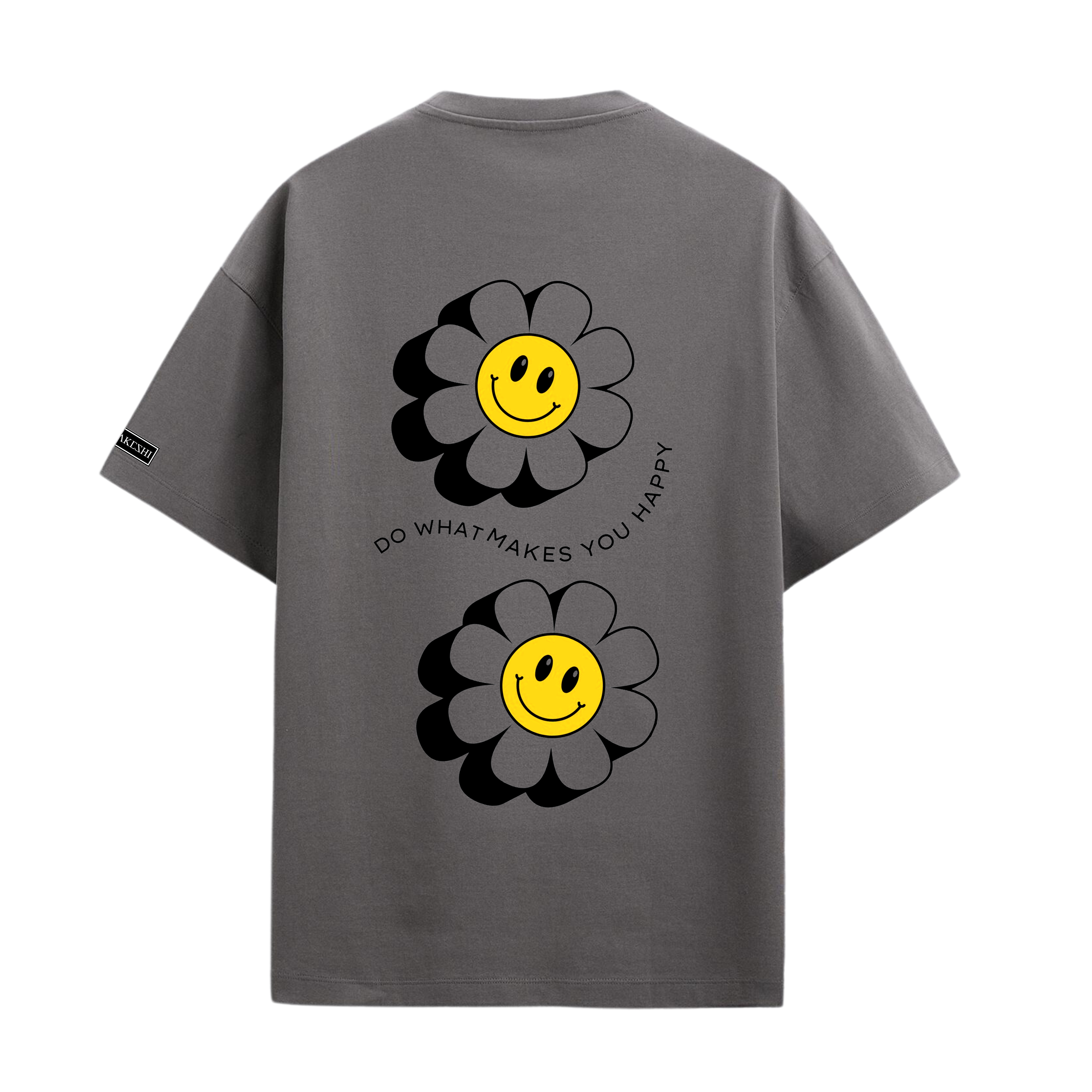 Oversized Flowers Happy