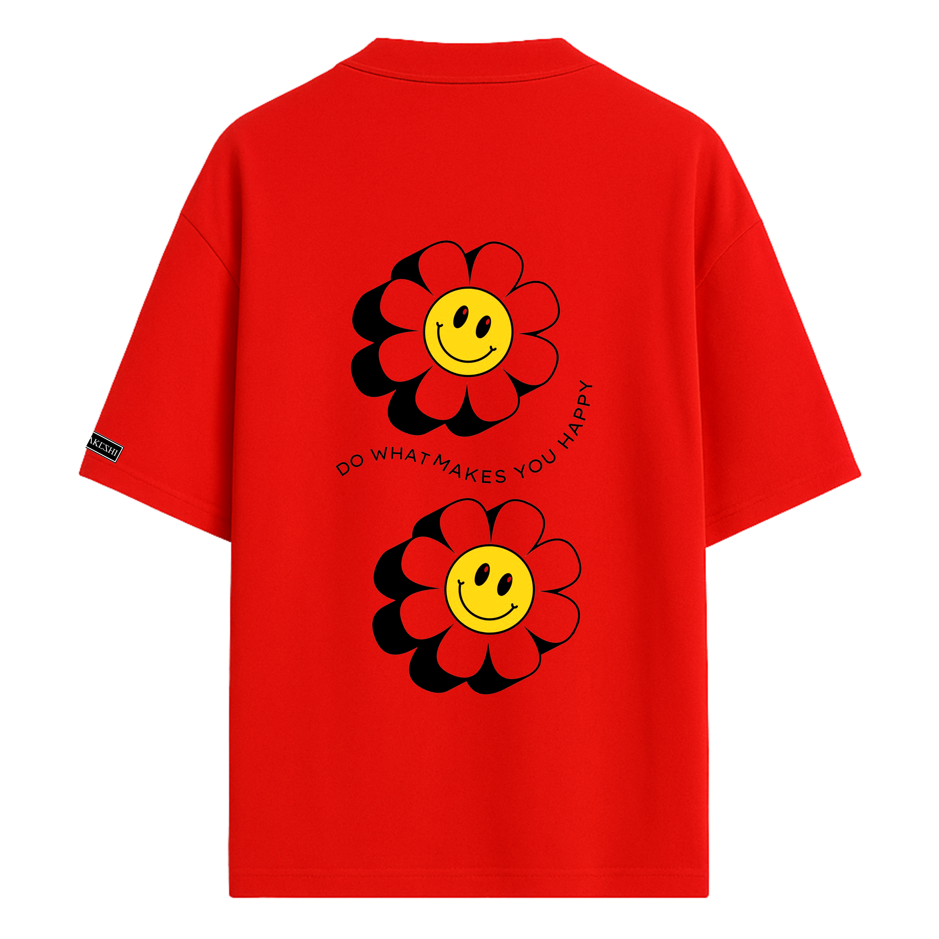 Oversized Flowers Happy