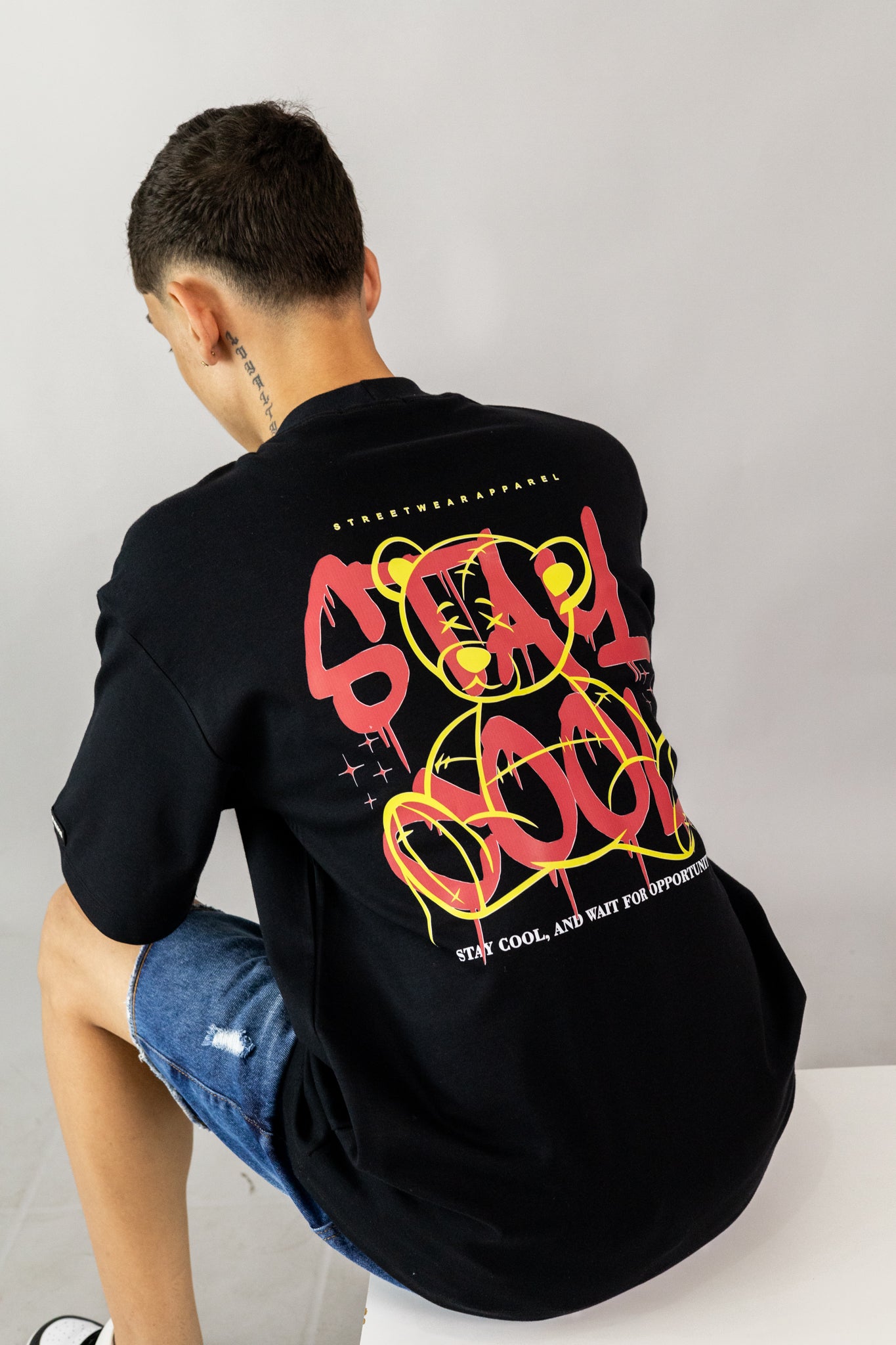 Oversized Black Stay Coll