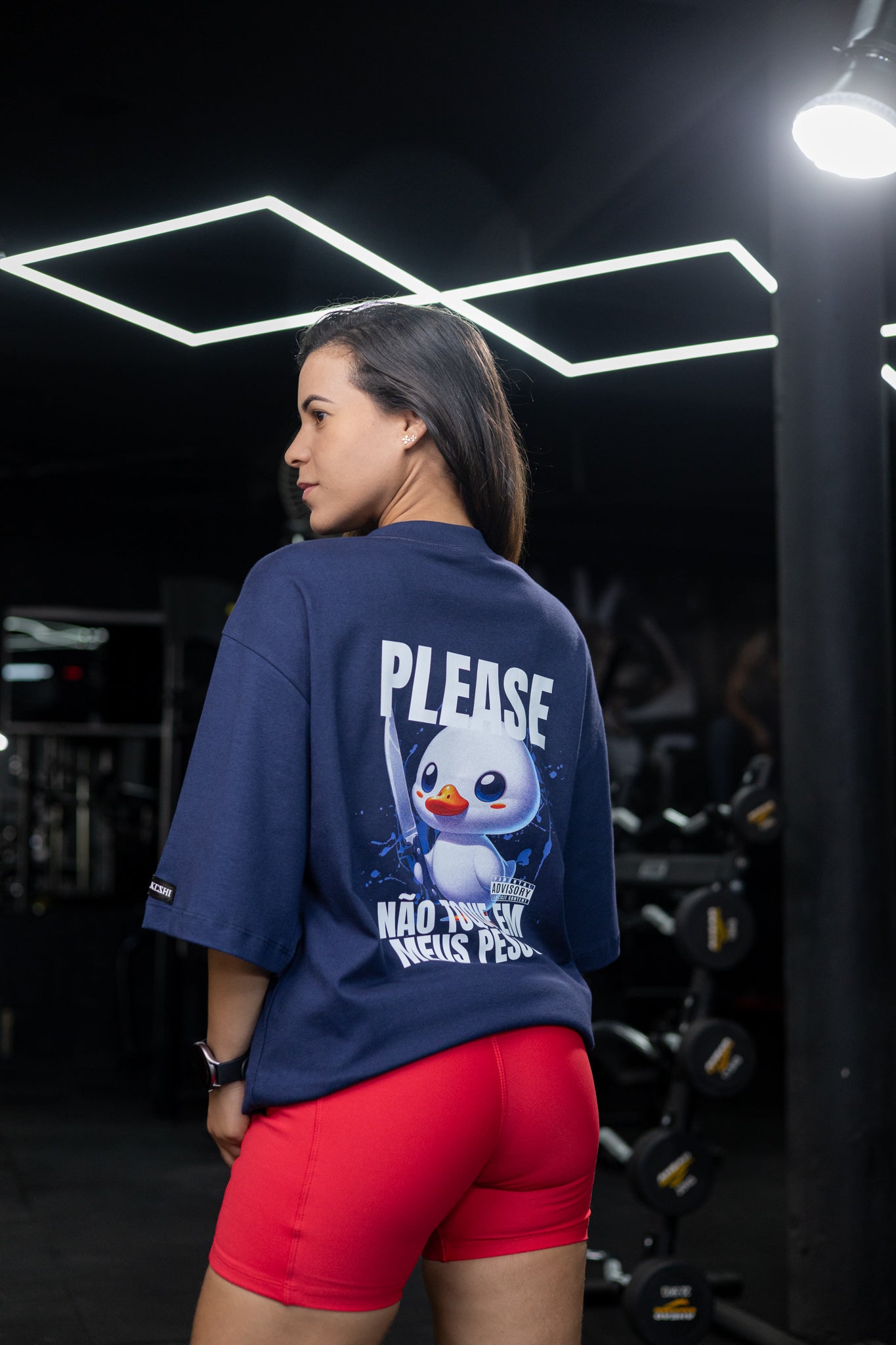 Oversized Não Toque em Meus Pesos