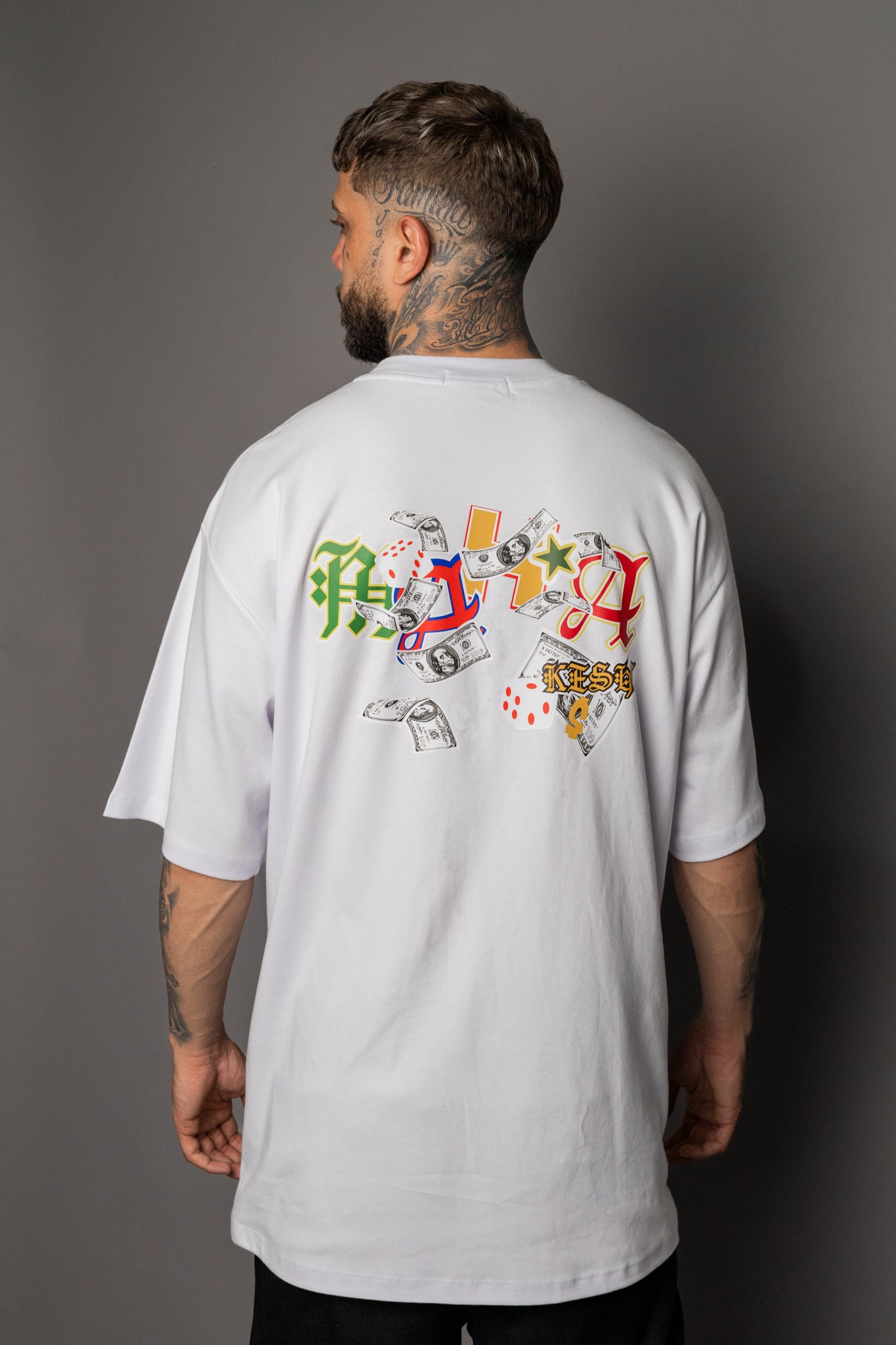 Oversized White Game Colors