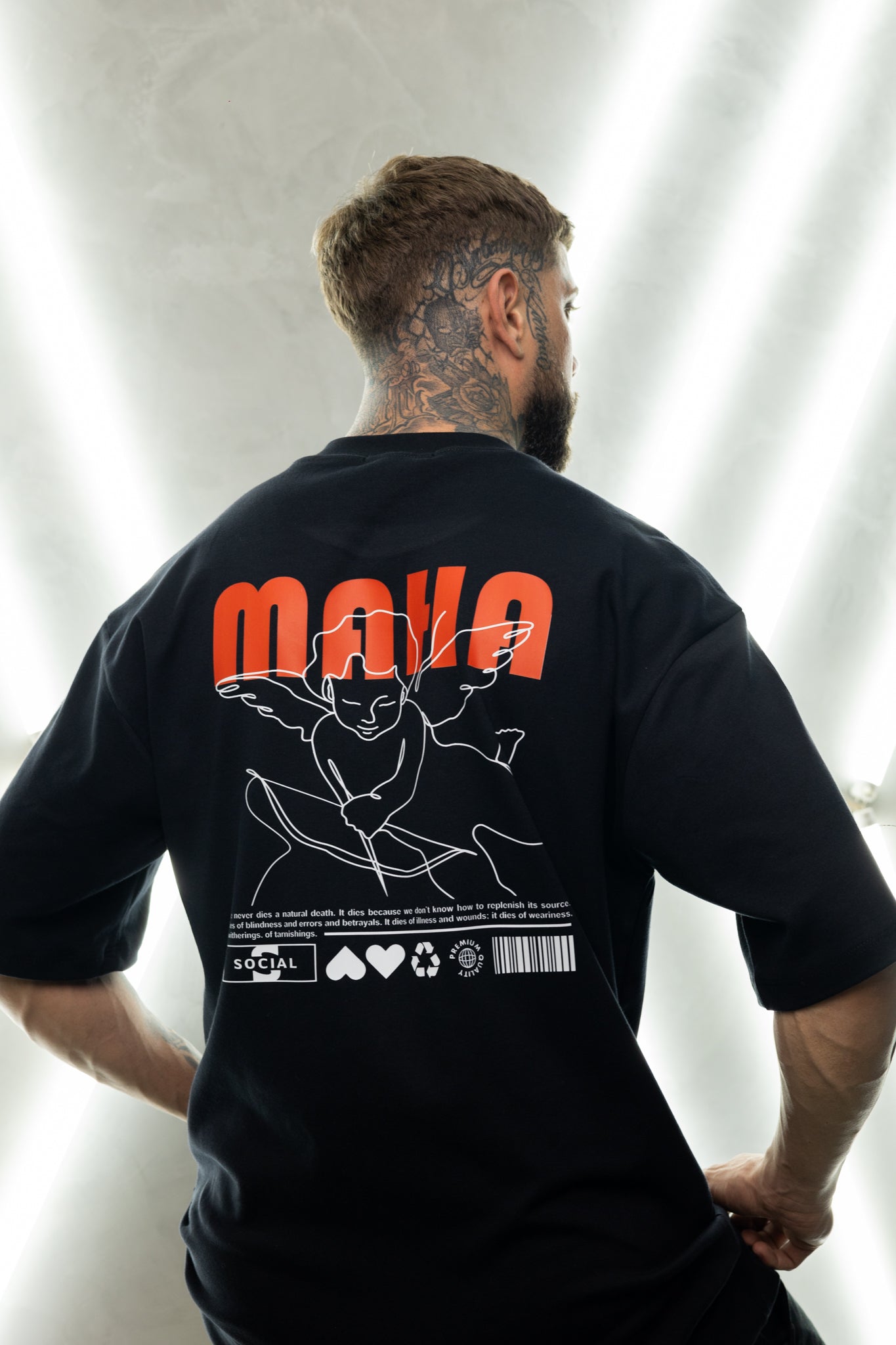 Oversized Angel White