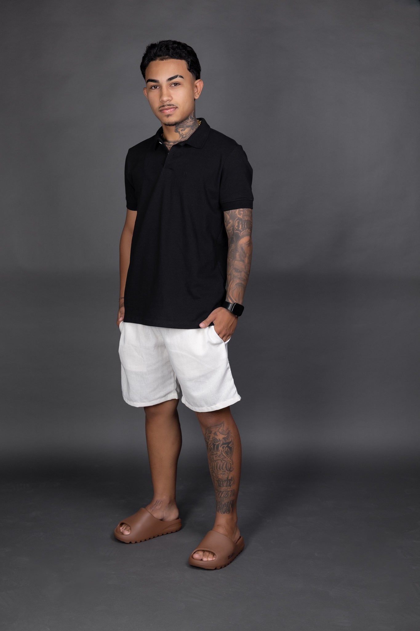 Camisa Polo Piquet Preta