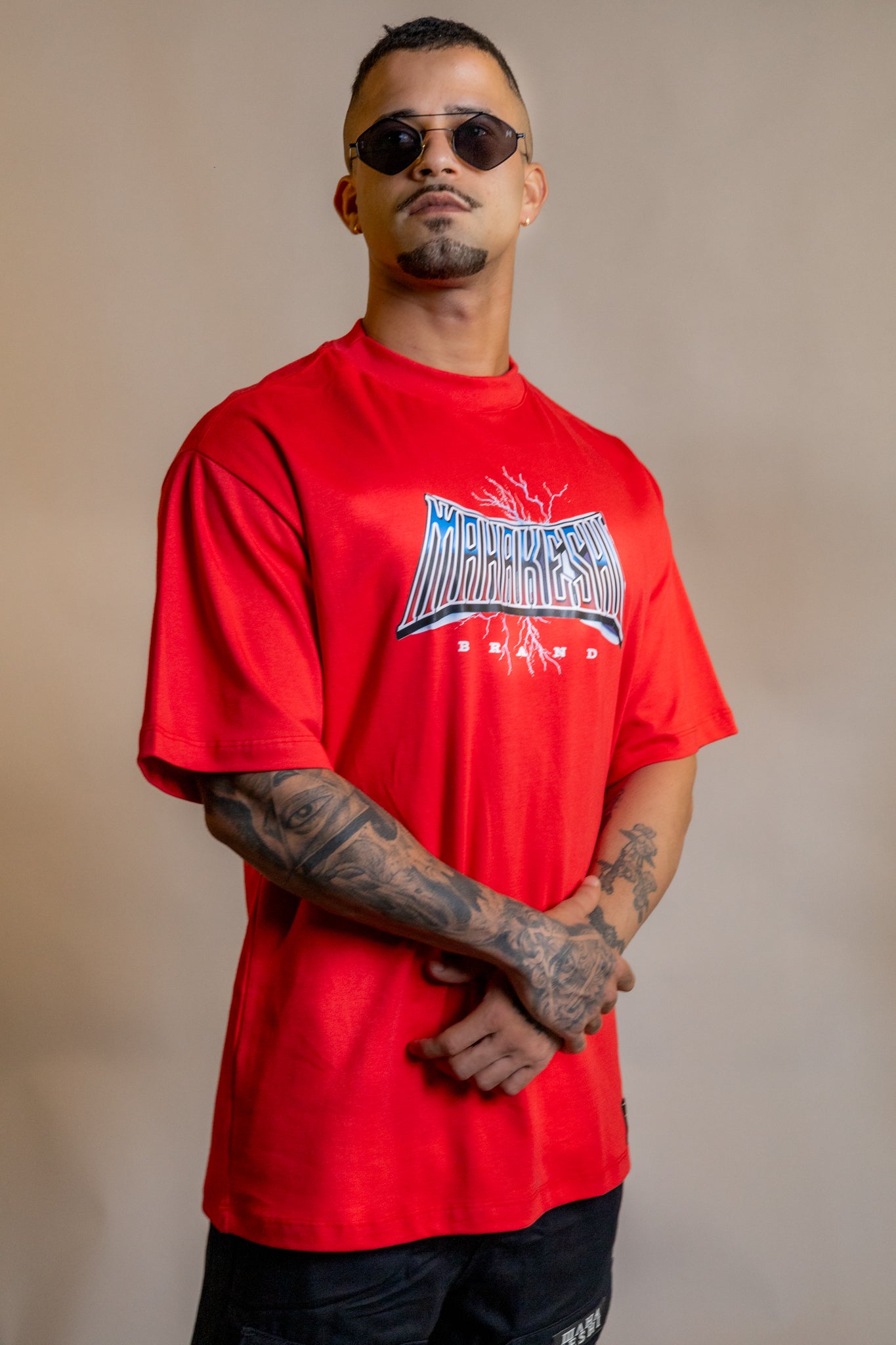 Oversized Maha Ray Red