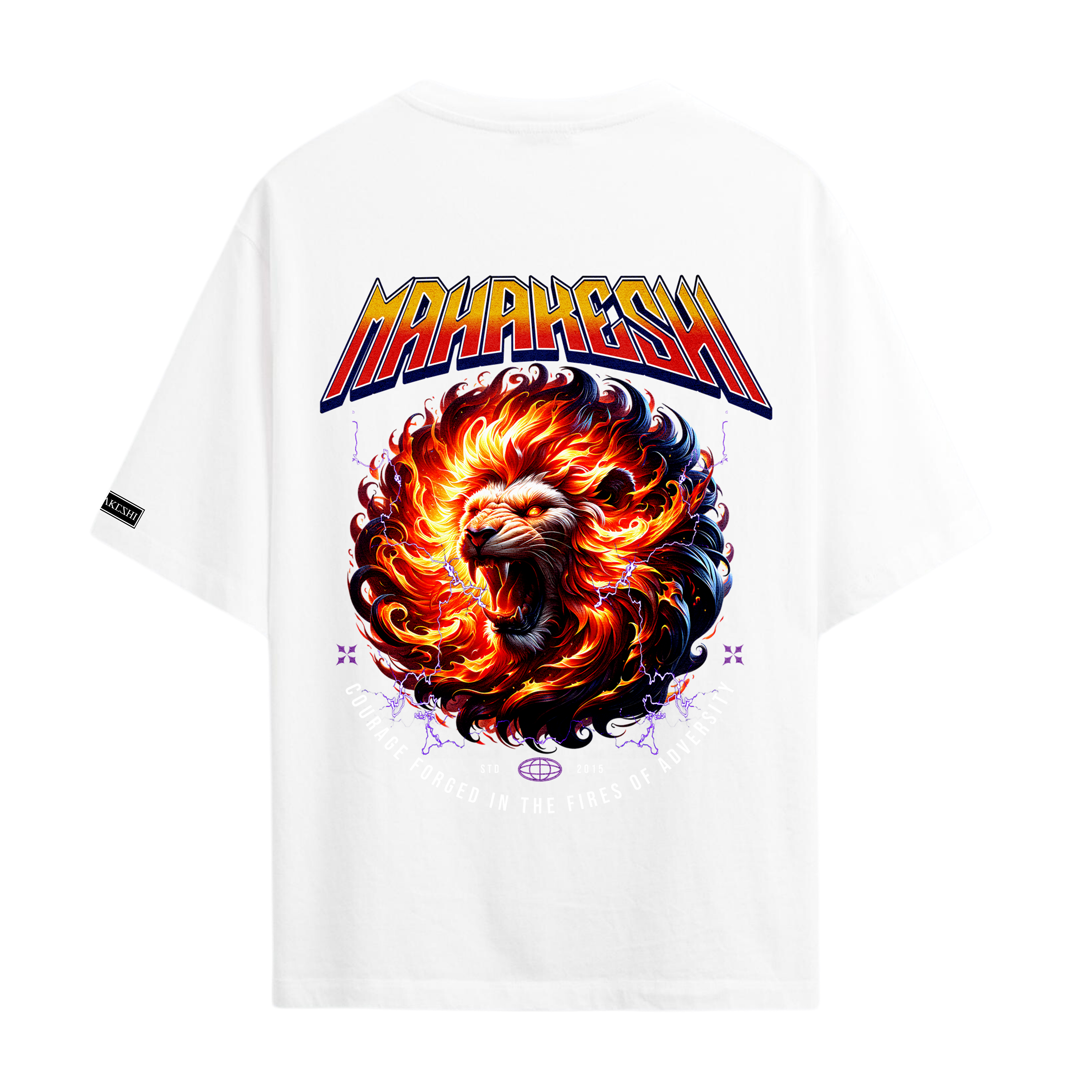 Oversized Lion Fire Space