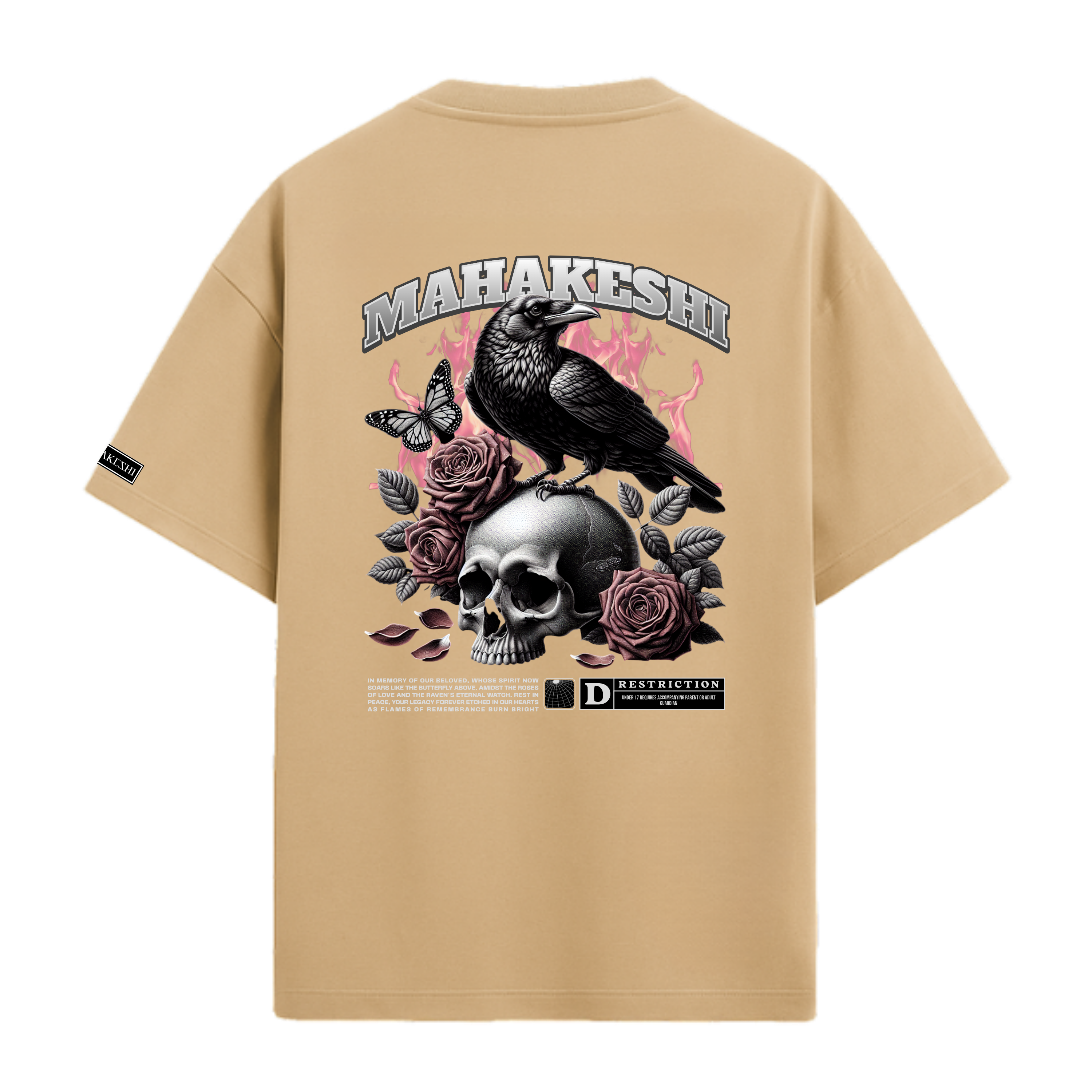 Oversized Skull Raven