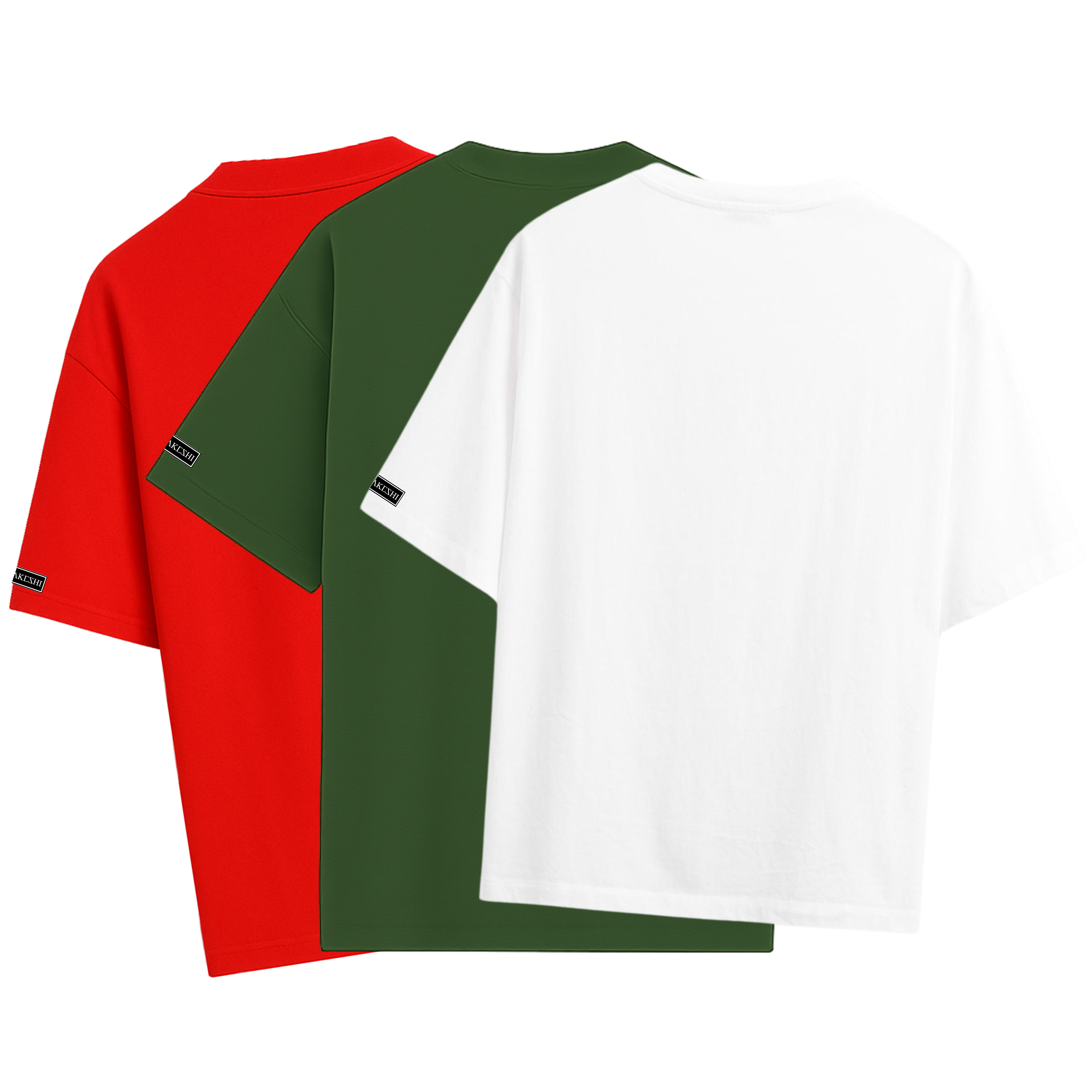 Kit 3 Oversized V,V,B