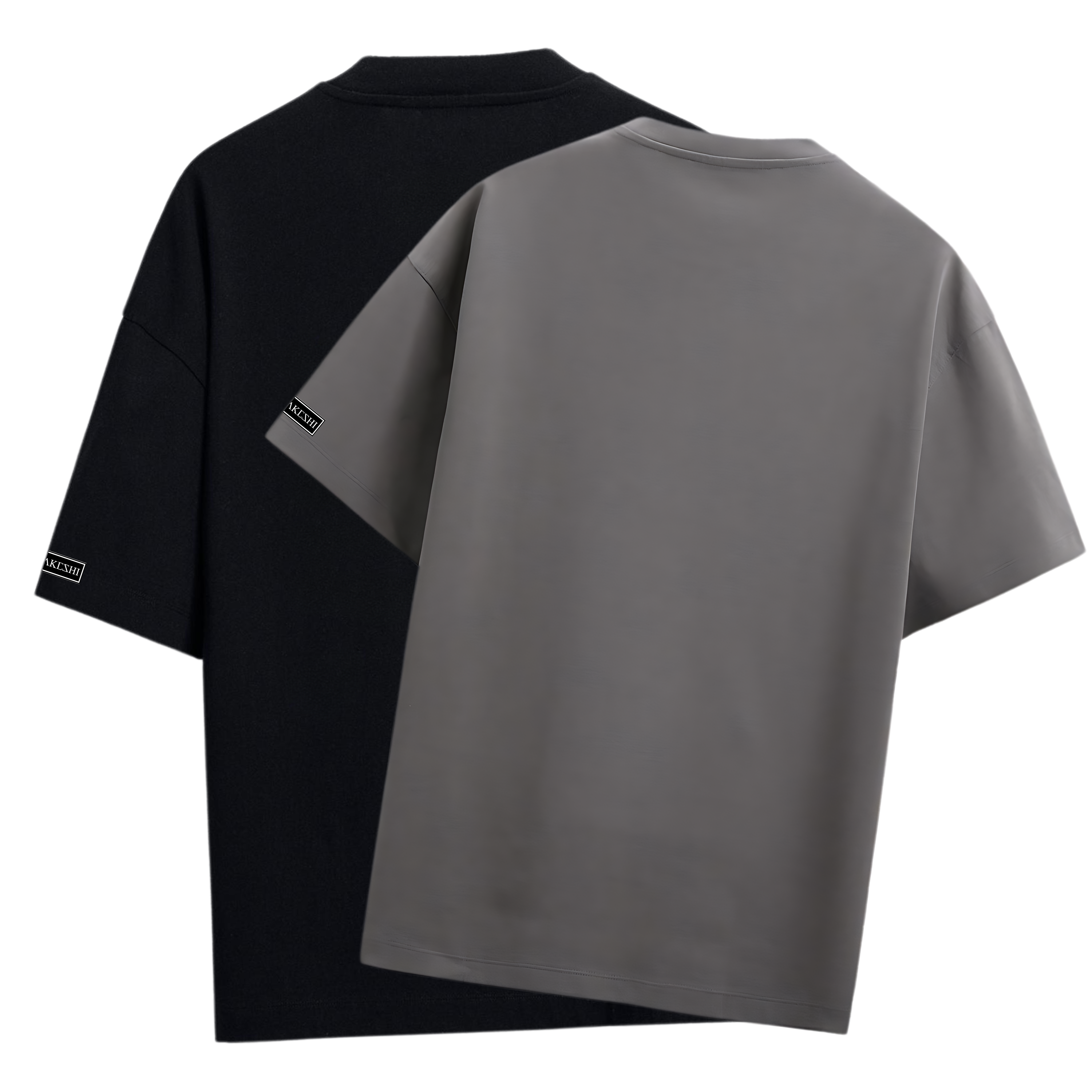 Kit 2 Oversized Preto e Cinza