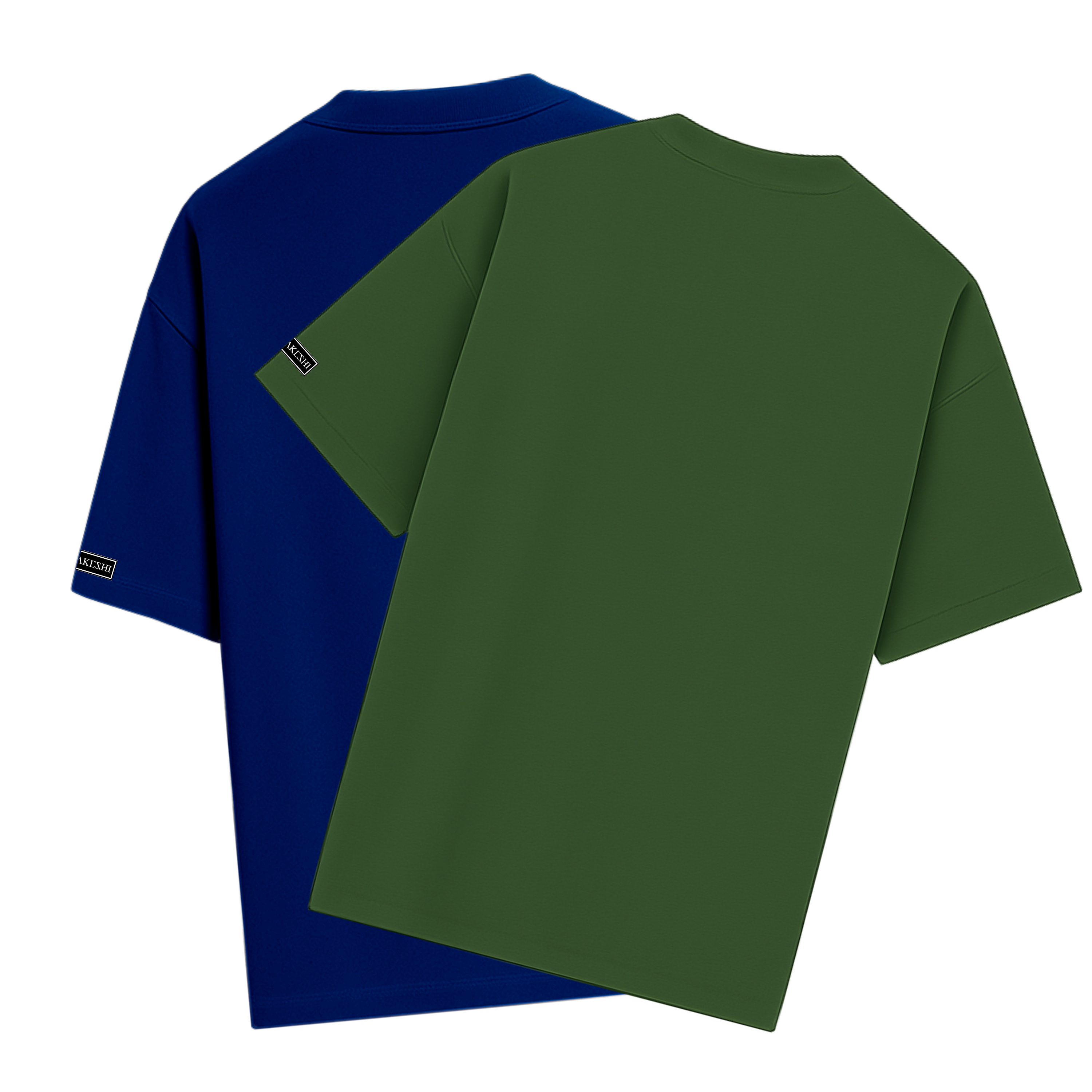Kit 2 Oversized Verde E Azul