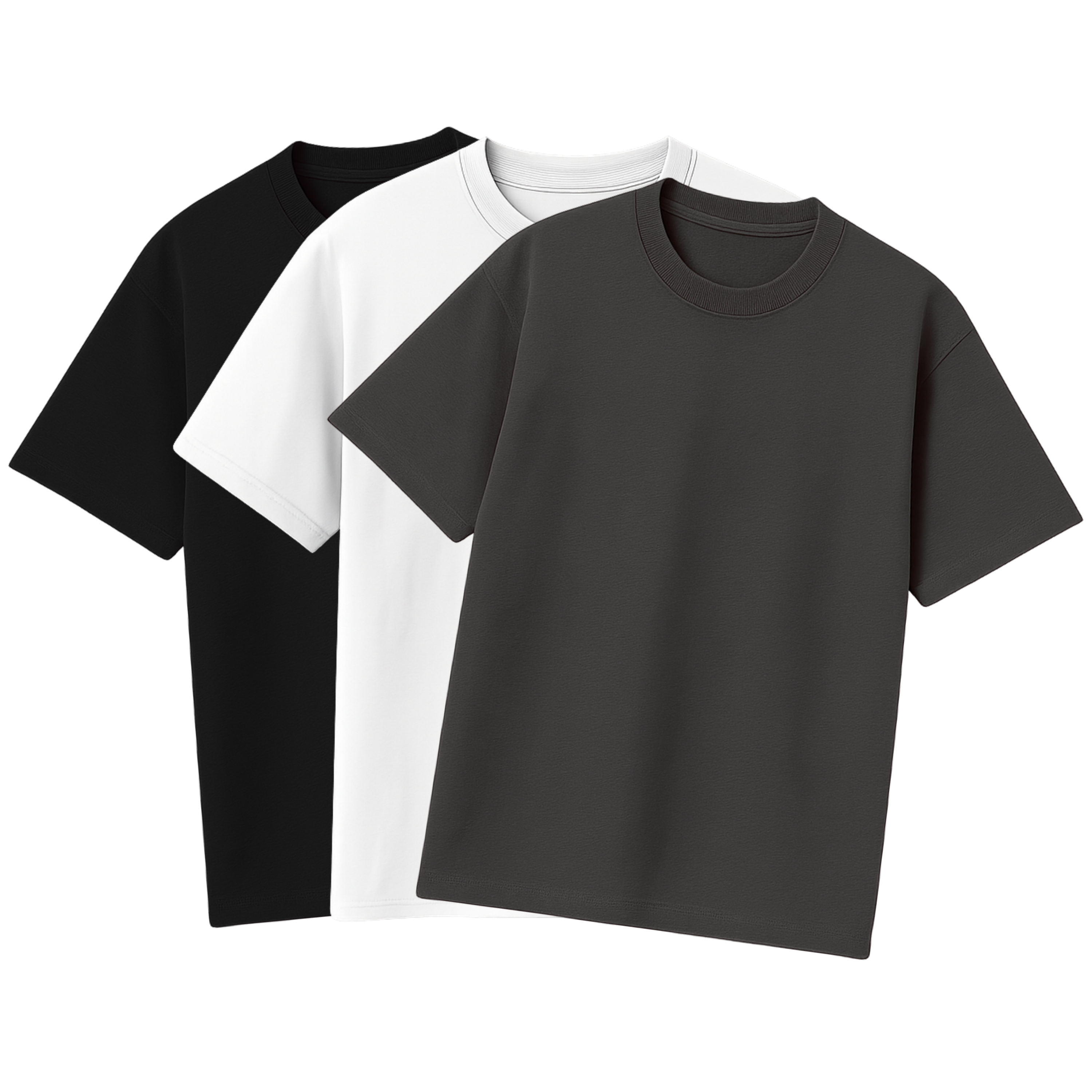 Kit 3 Camisa Longline P,B,C