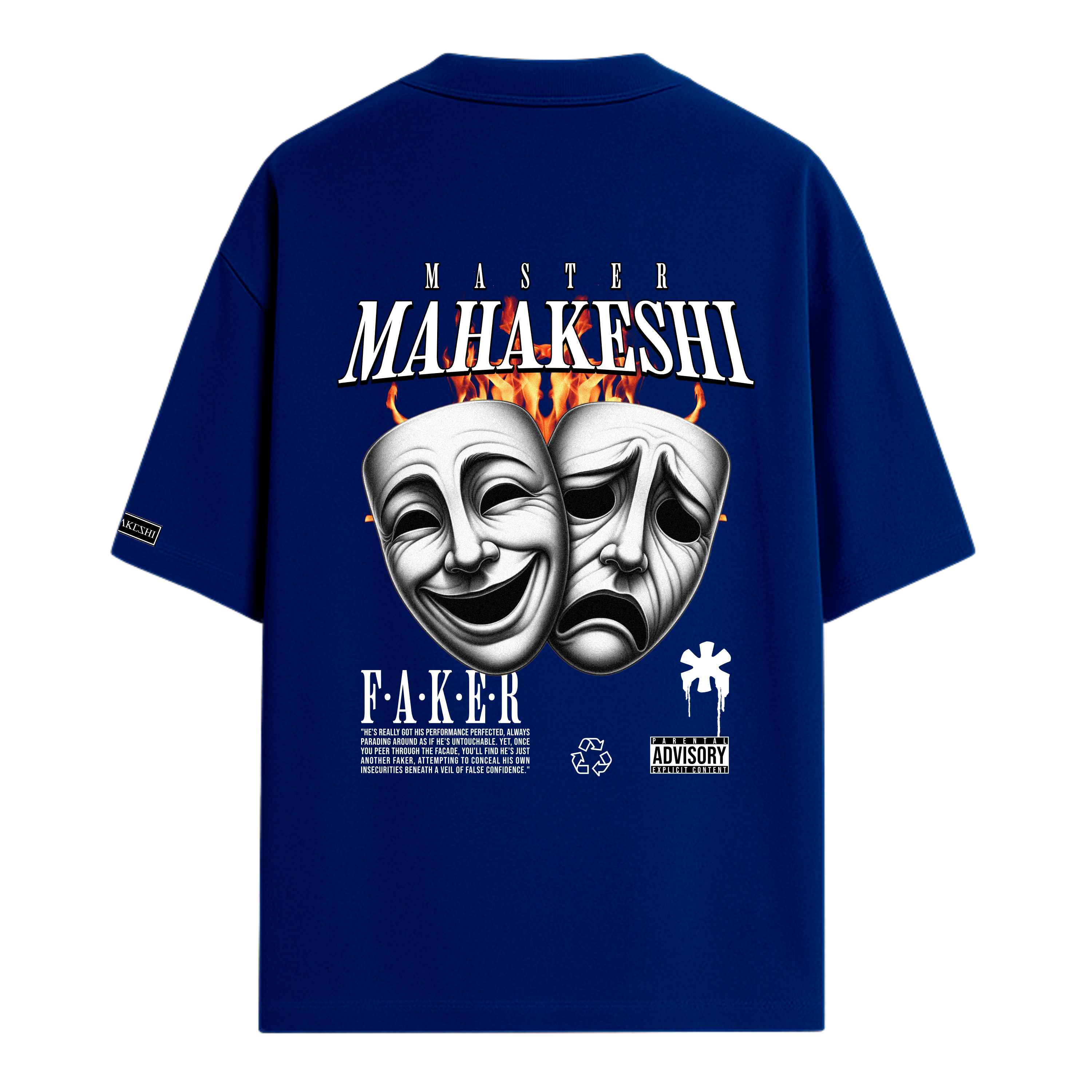 Oversized Poker Face