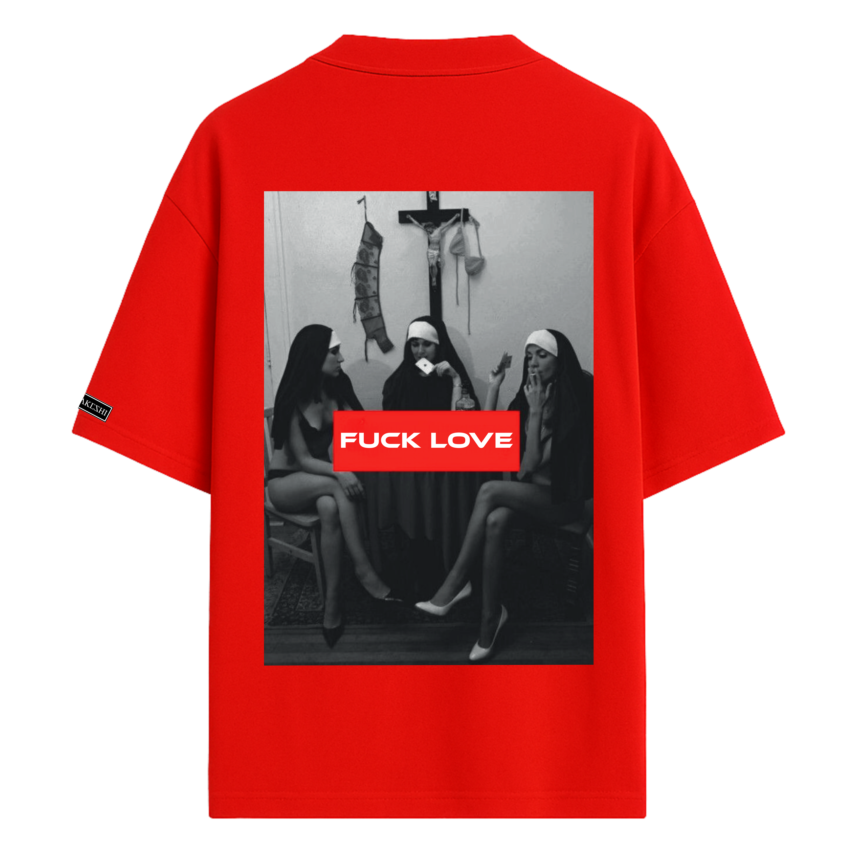 Oversized Red Funk Love