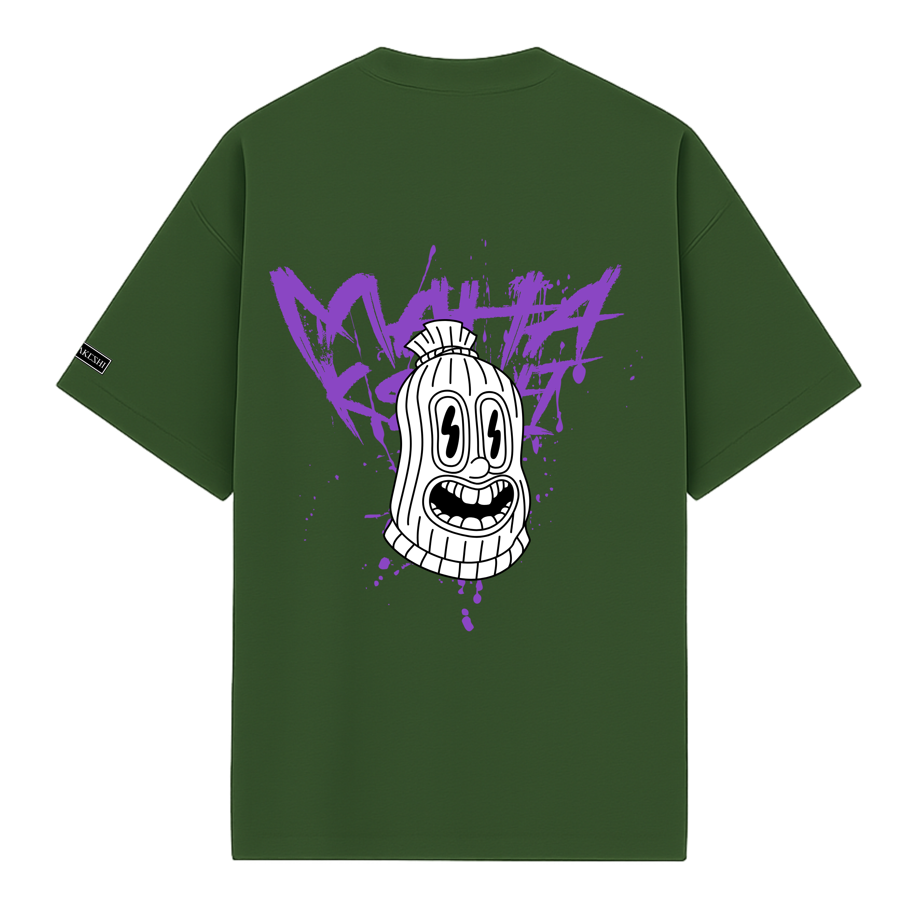 Oversized Smile bandit Cartoon
