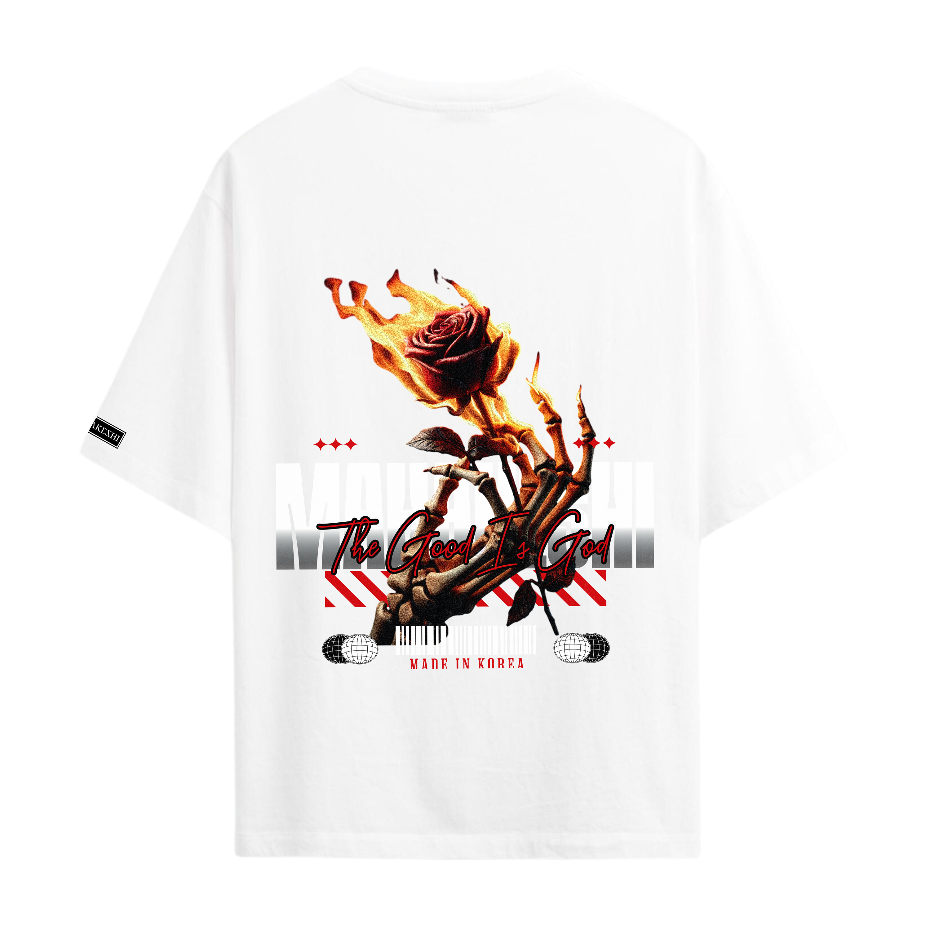Oversized The Flower On Fire