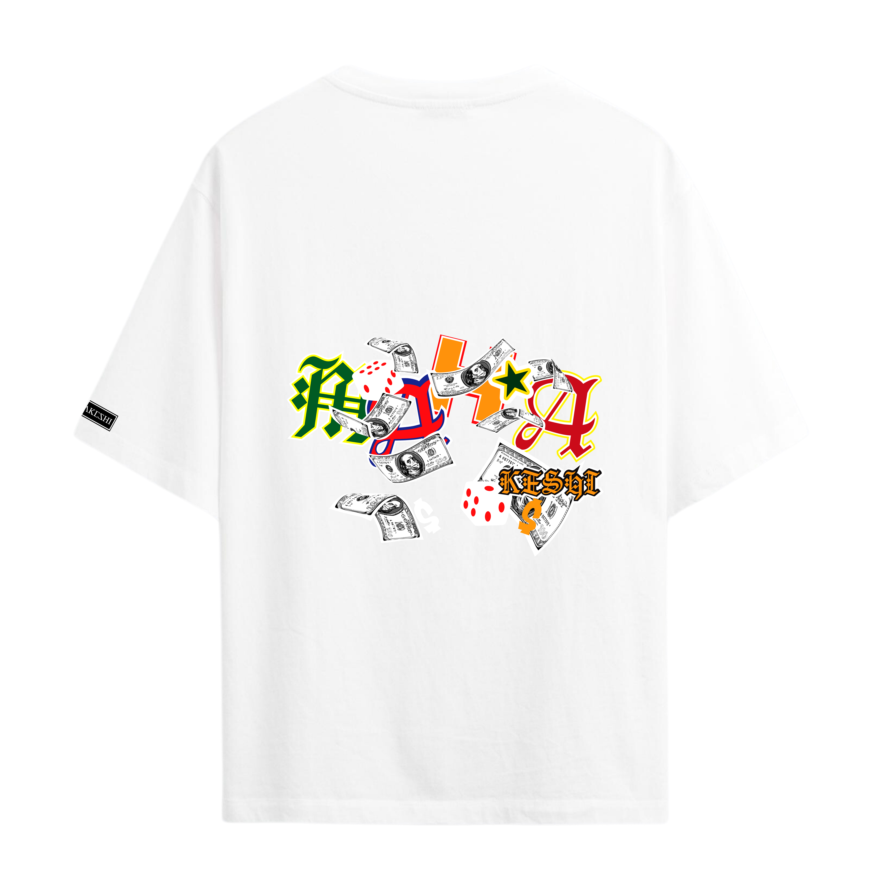 Oversized White Game Colors