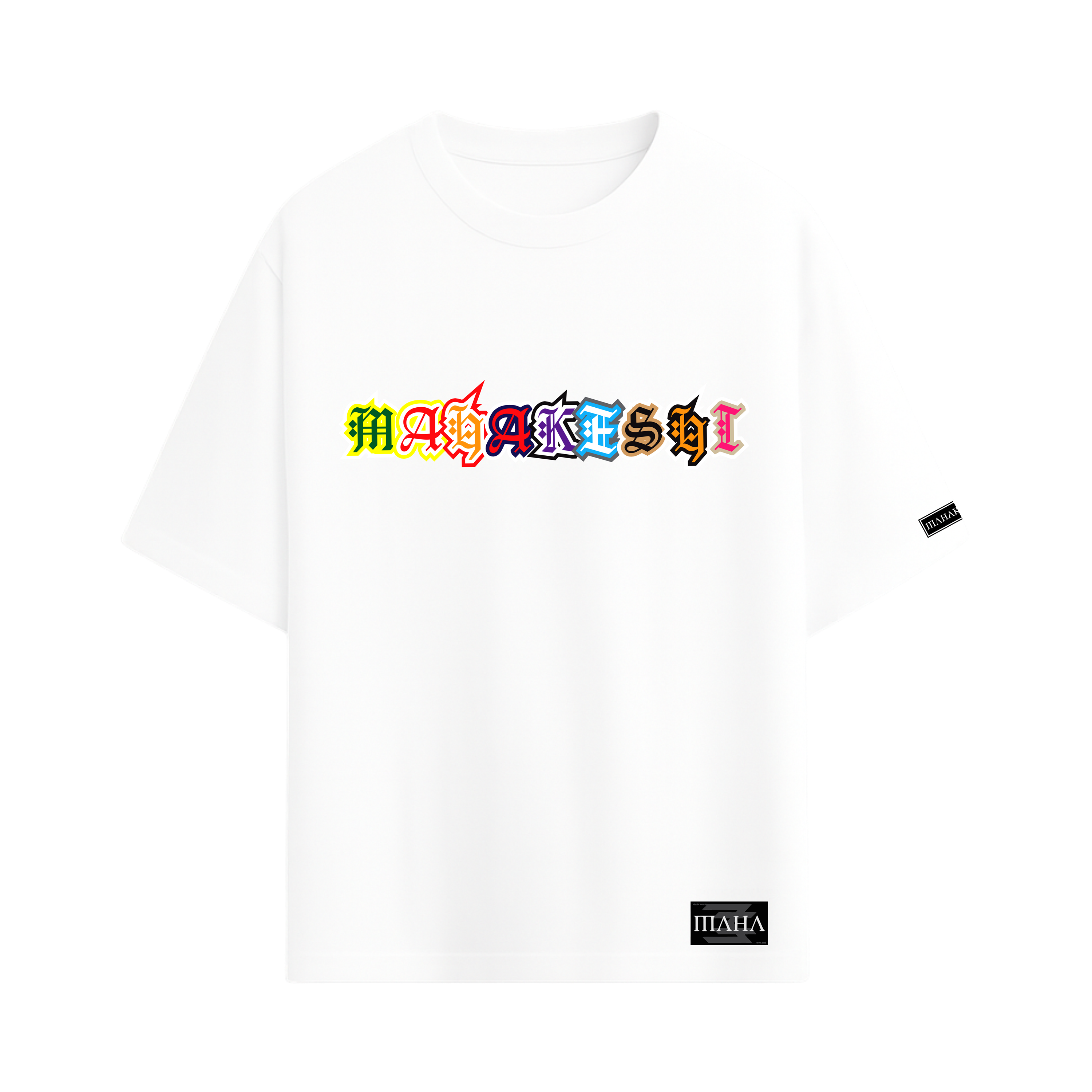 Oversized White Game Colors